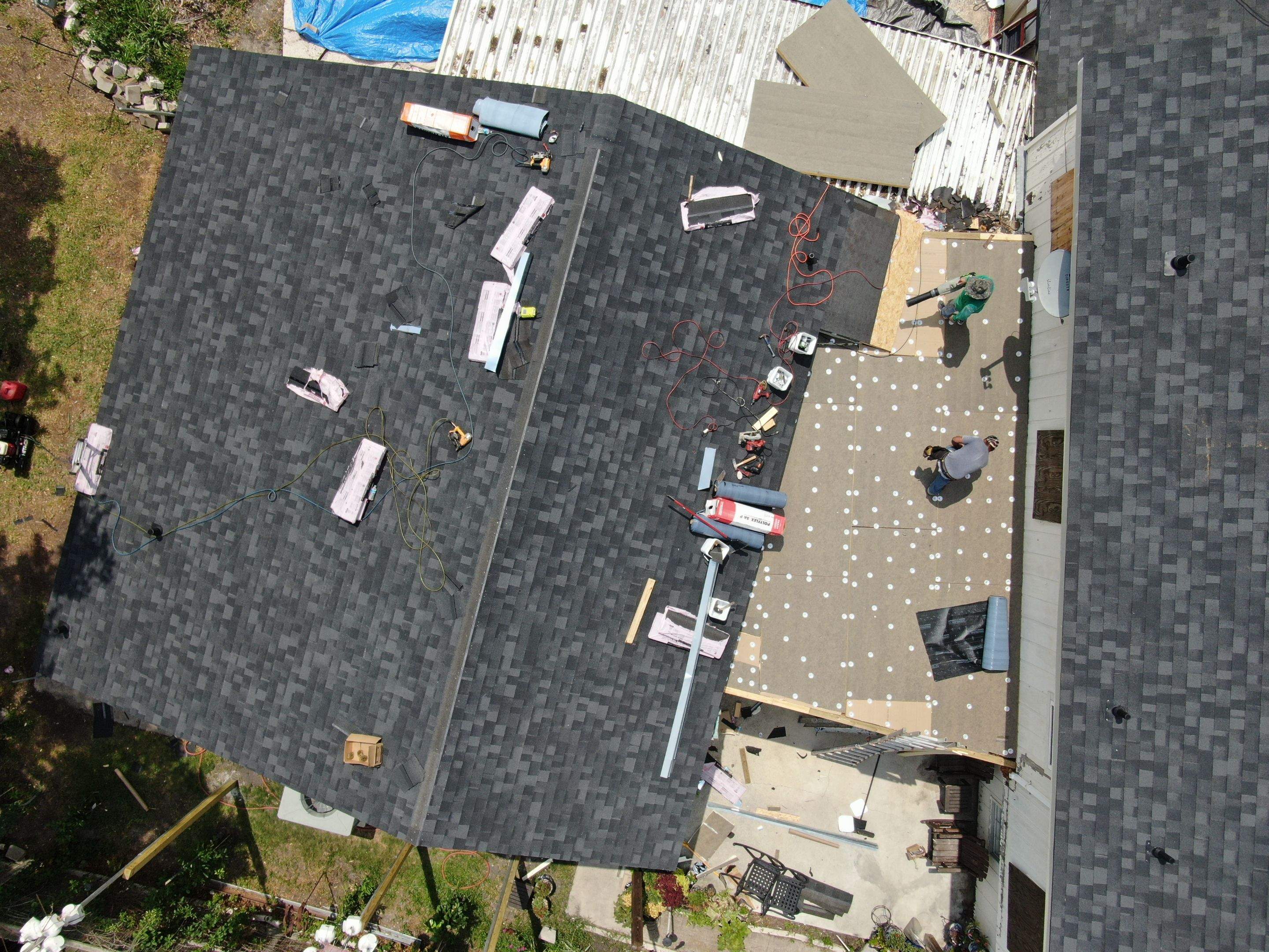 Its to Hot! Insulate this roof by Bayfront Roofing and Construction