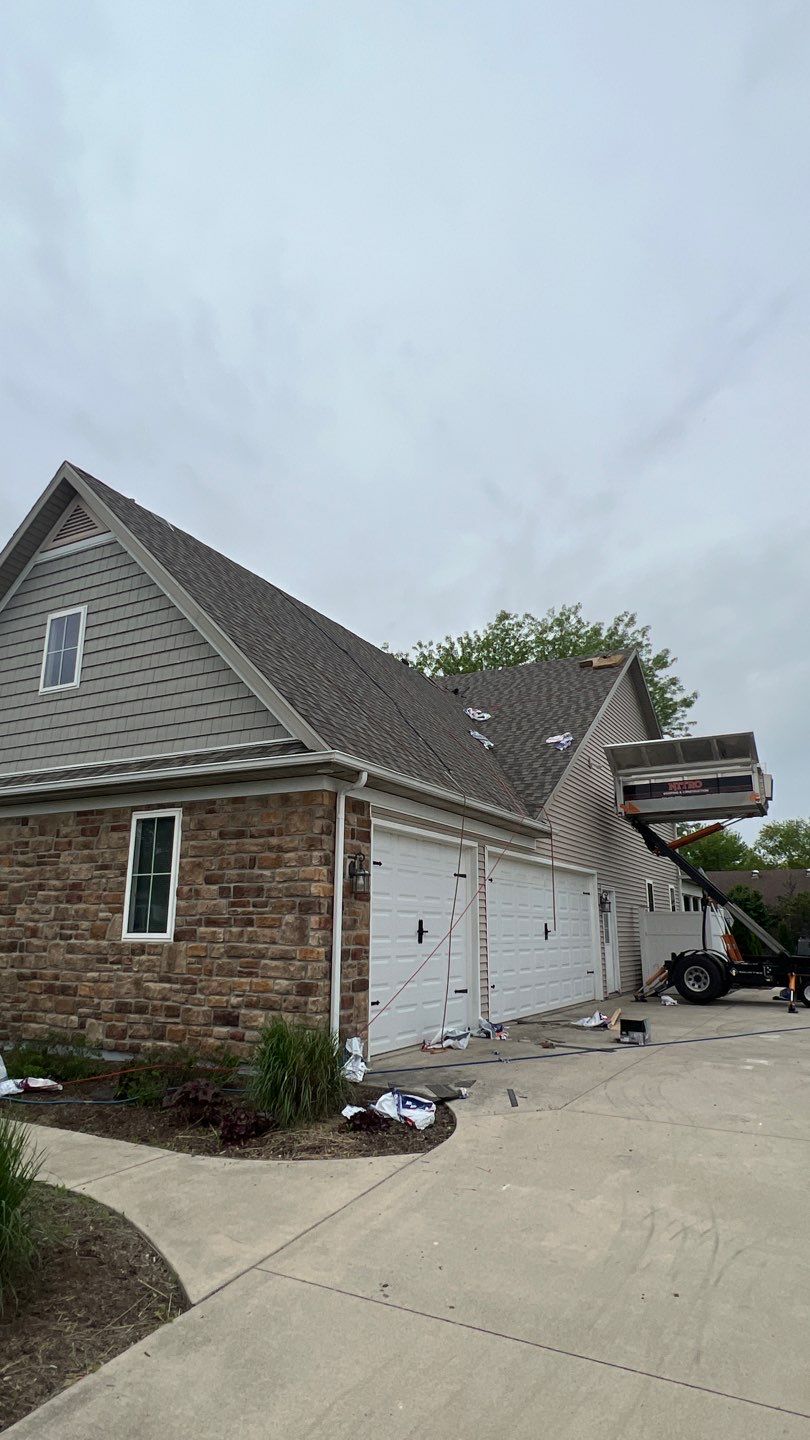 Residential Roofing Installation using GAF Timberline HDZ Cedar Falls by Nitro Roofing and Construction