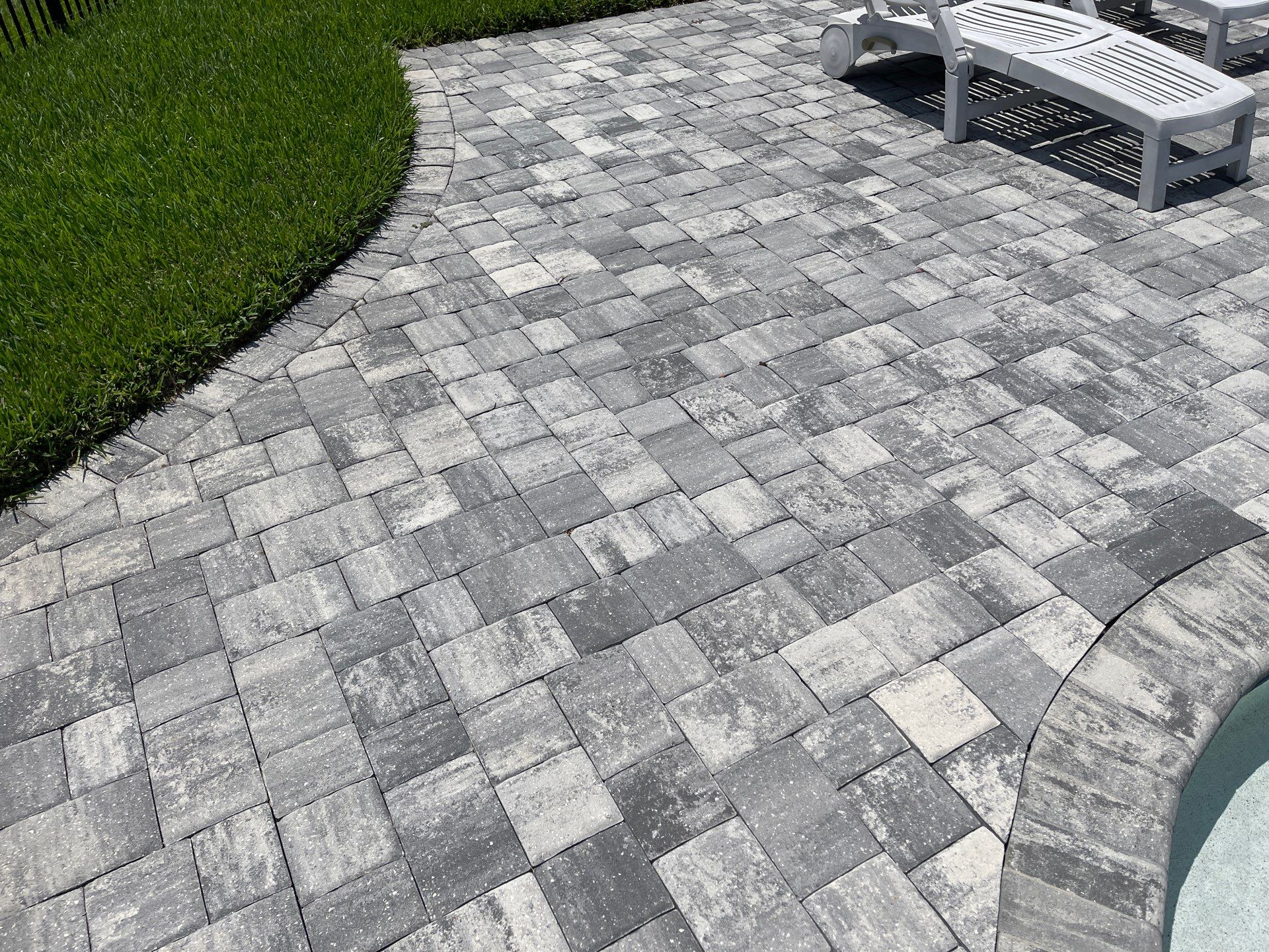 Pool Pavers using Concrete Sealant by DuraSeal