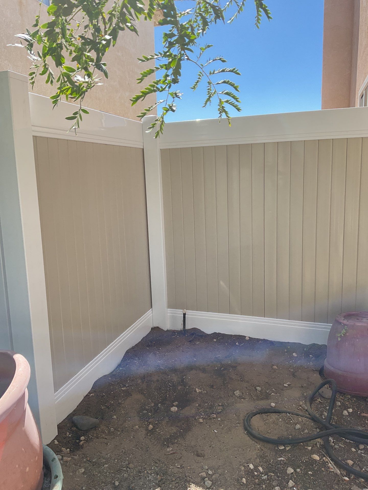 Fence Installation using Vinyl by Fence Guys Inc.