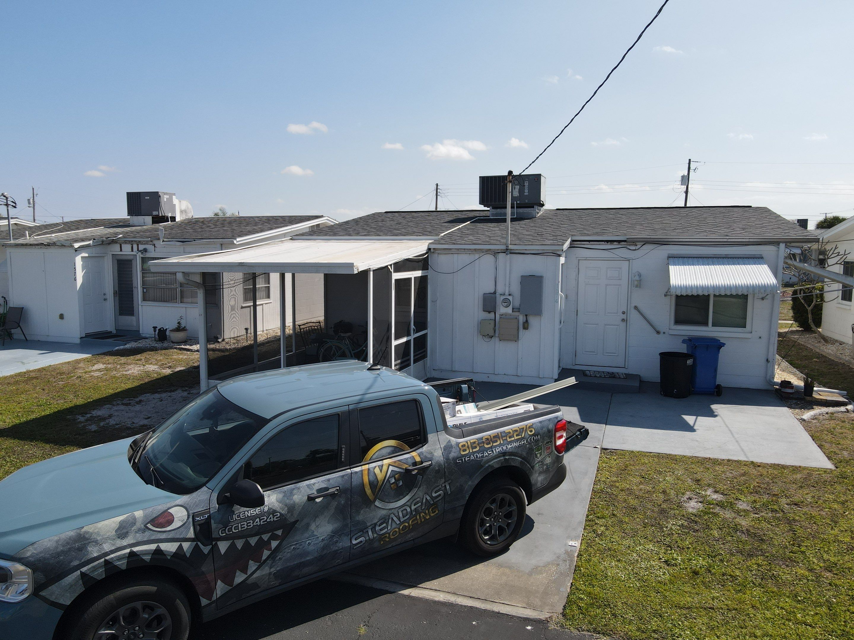Roof replacement in Sun City Center, FL. by Steadfast Roofing