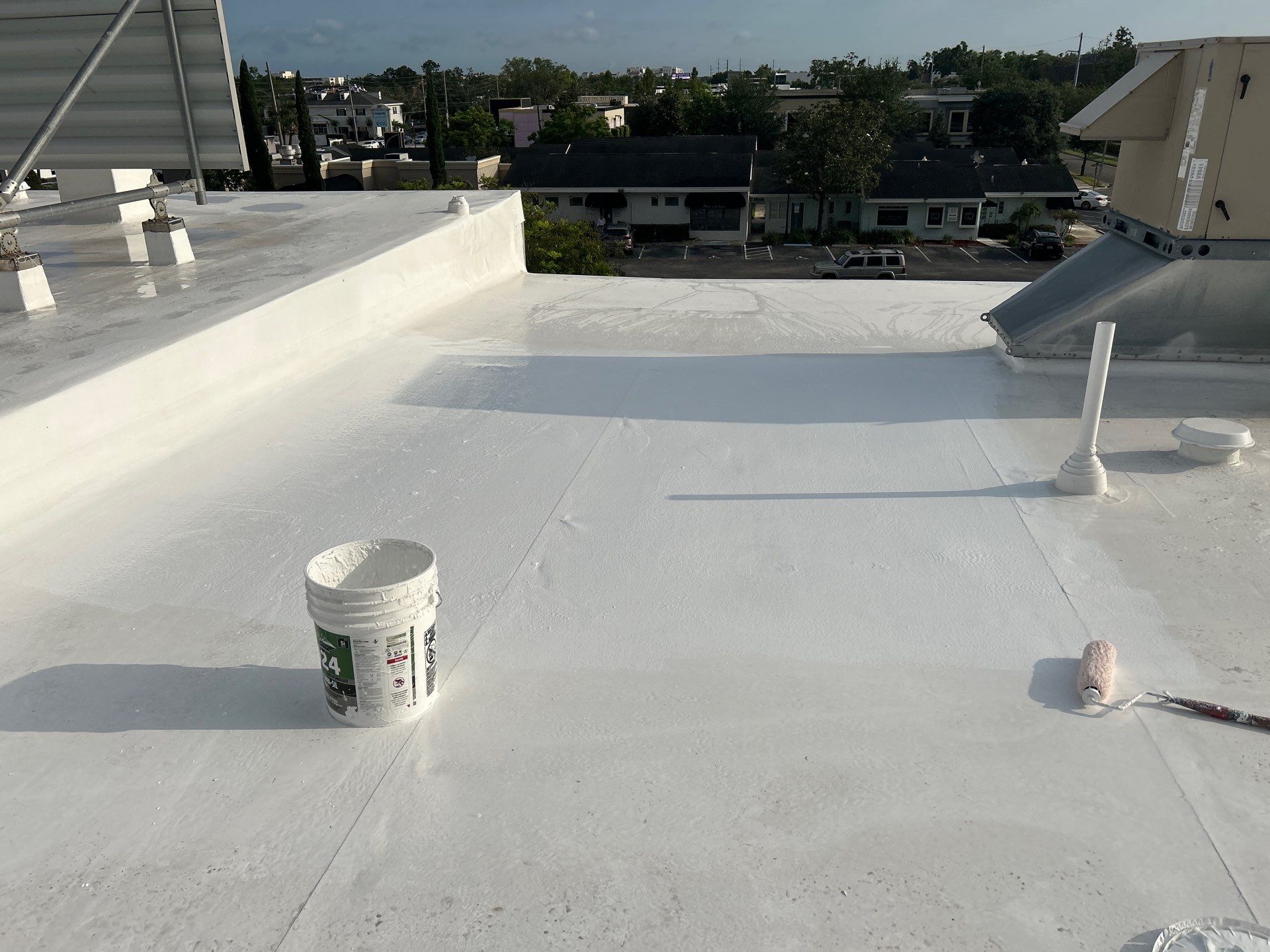 Kiddie Academy - Roof Coating by Fiddlers Roofing