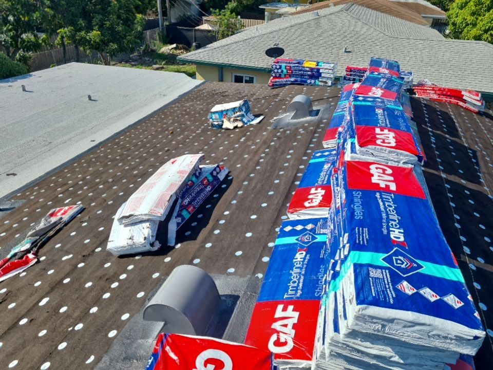 Residential Roofing Installation using GAF by BLUES BROTHERS ROOFING