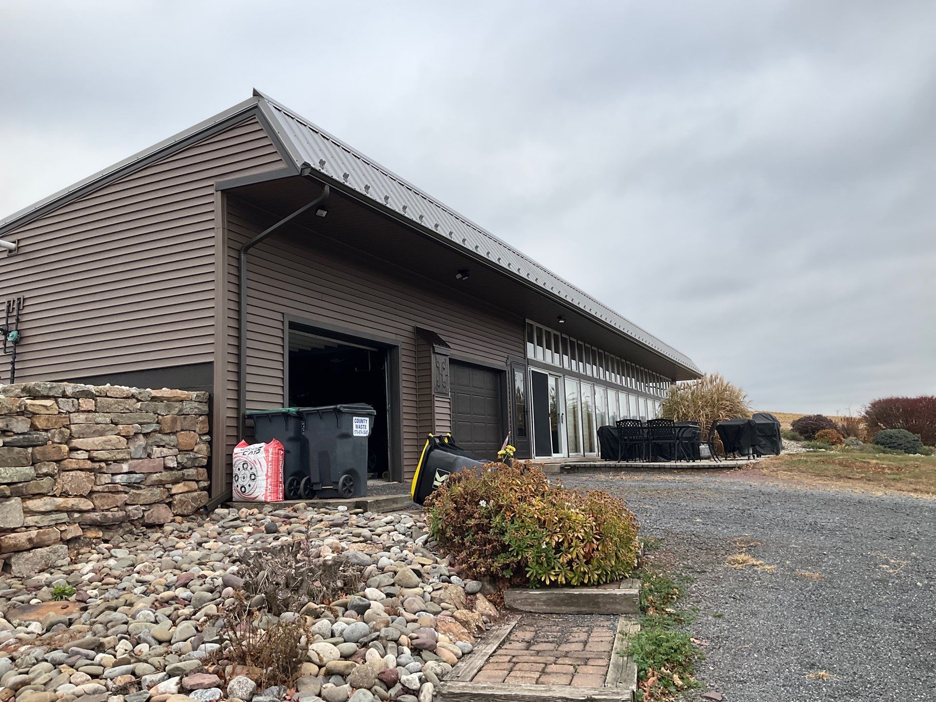 Exterior transformation in Ringtown by Esh Builders