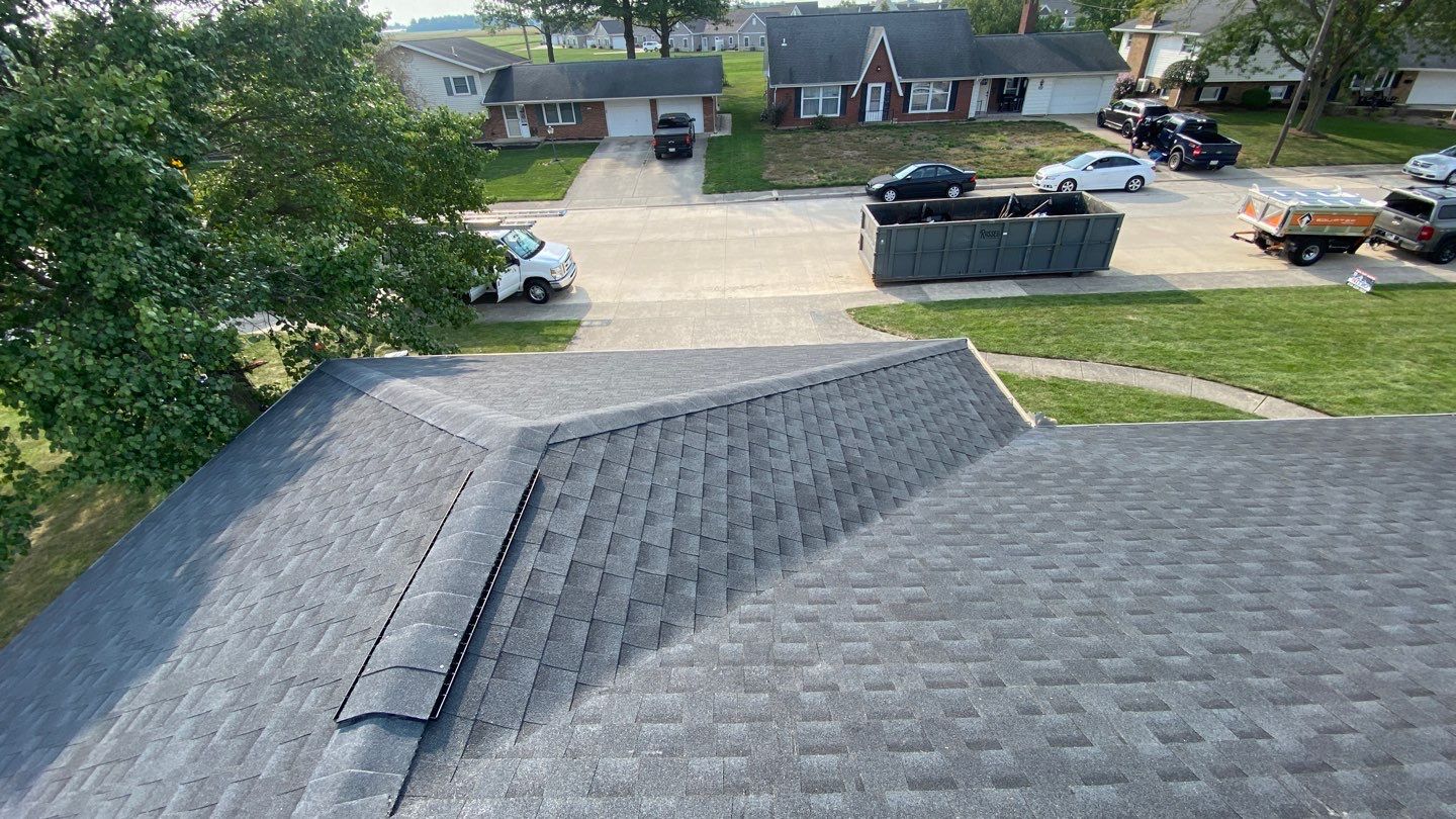 Residential Roofing Installation using GAF Timberline HDZ Charcoal by Nitro Roofing and Construction