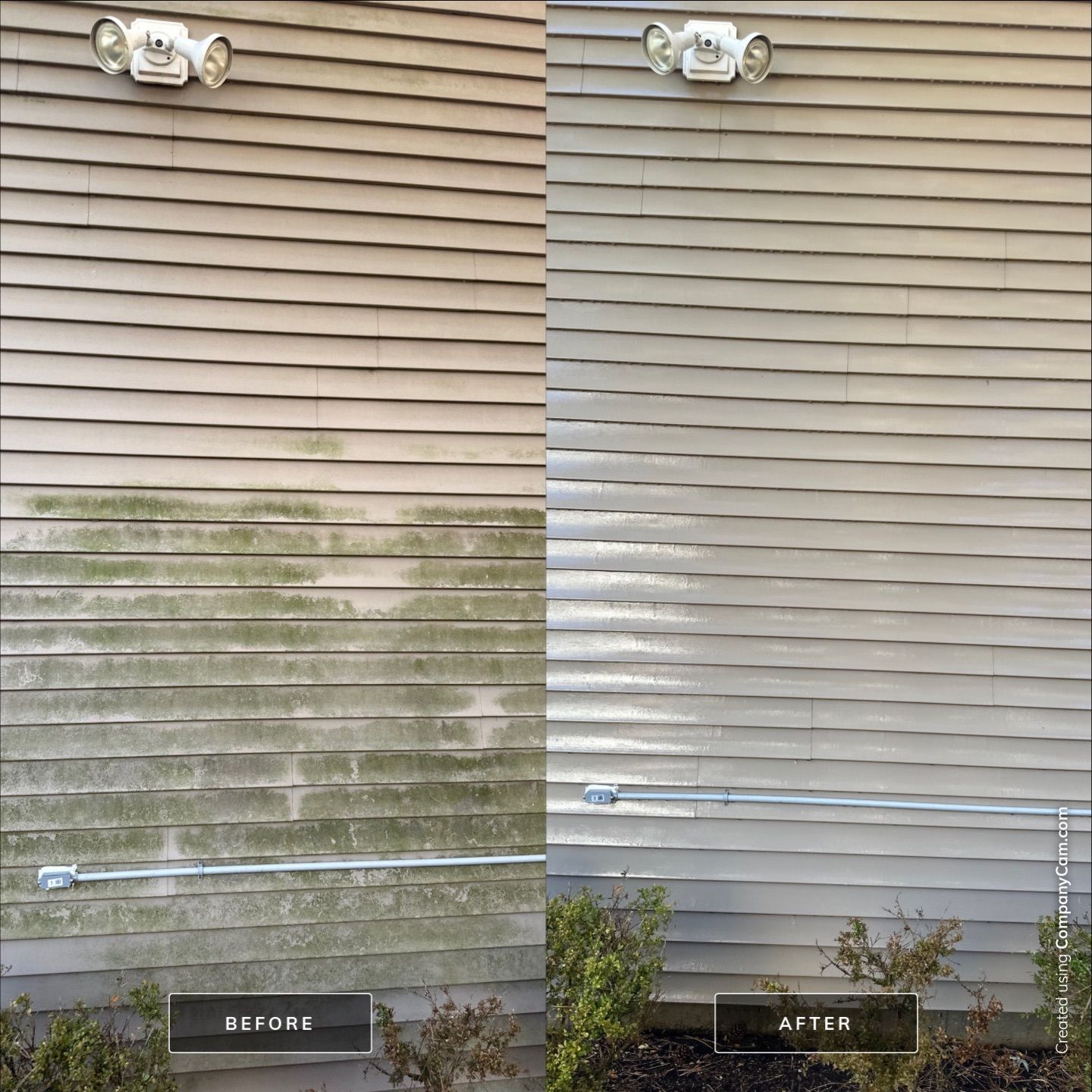 Project in Arlington Heights by Simmons Power & Soft Washing