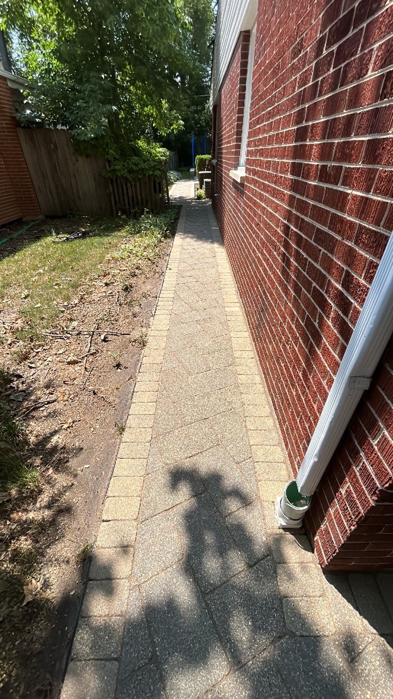 Brick paver clean, sand and seal.  using Surebond SB-1300 by Northern Power Washing LLC.