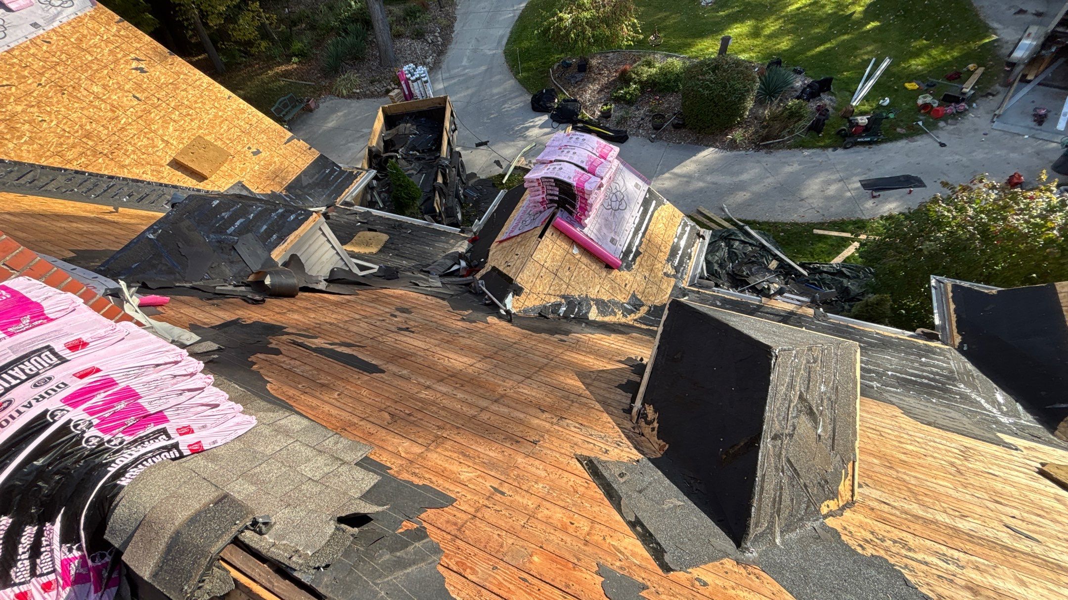 Roof Replacement using Owens Corning Driftwood by 180 Contractors