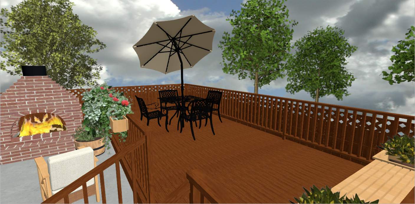 Deck Installation using Trex by Rio Grande Building & Storage