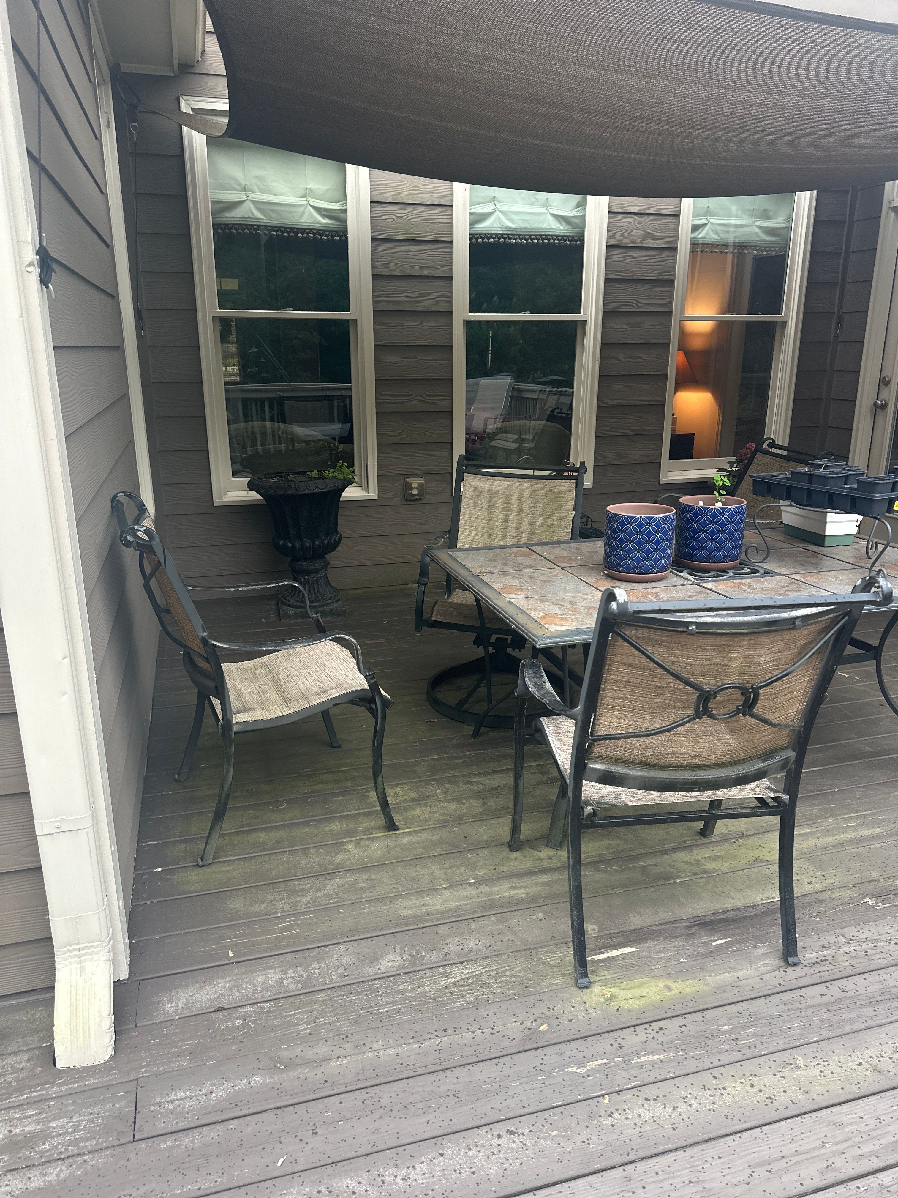 Woodstock, GA Deck Resurface using Trex Enhance Natural Series in the Rocky Harbor Color by Nelson Exteriors 
