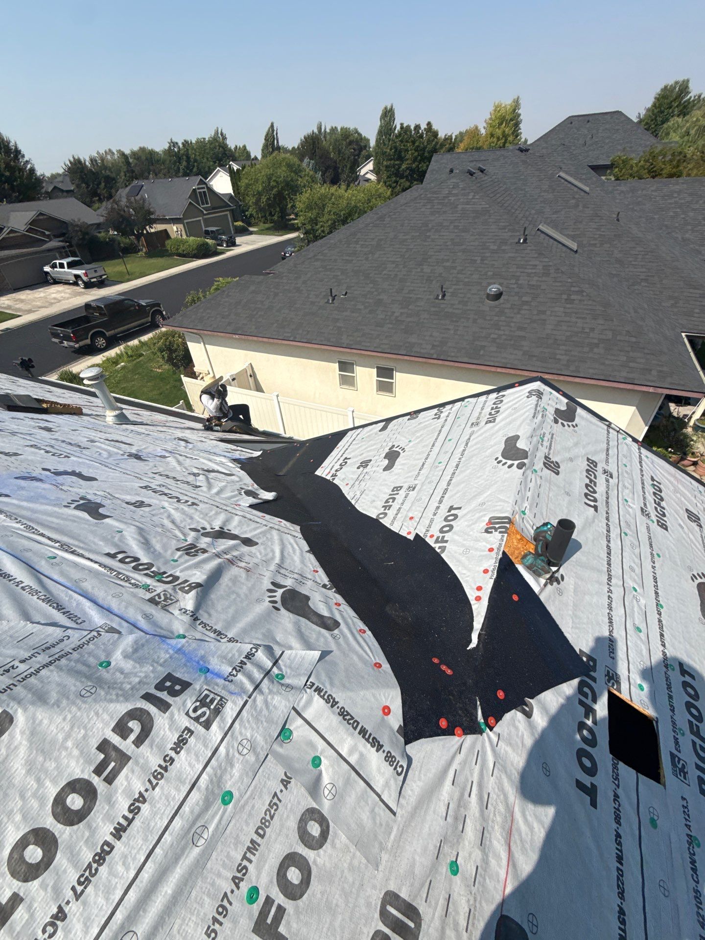 Complete Residential Roof Replacement Featuring Architectural Shingles in Meridian by Olive Roofing
