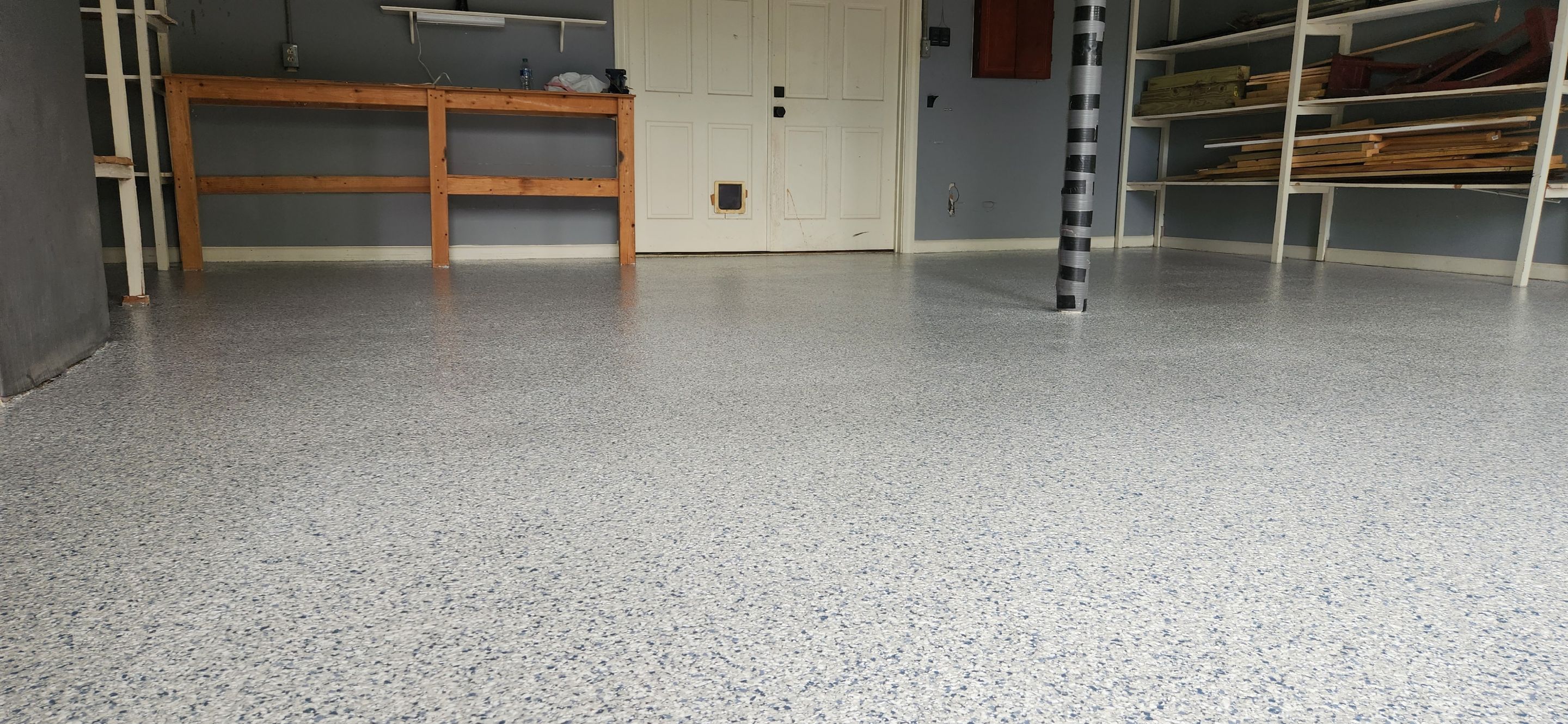 Garage using Tidal Wave by Elite Floor Solutions