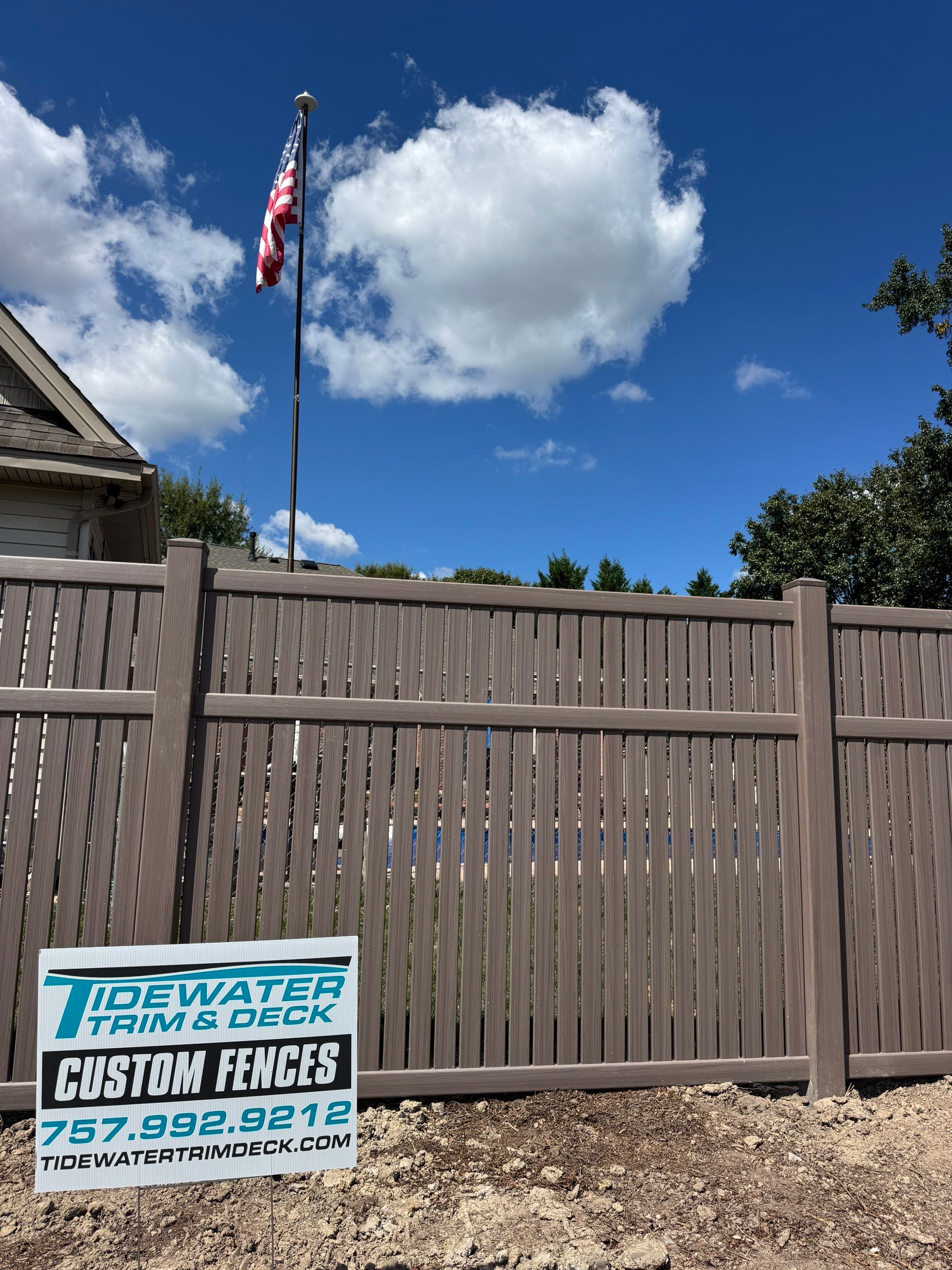 Custom Fencing That Defines Your Space. by Tidewater Fence