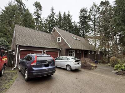 Residential Roof Repair In Progress in Bainbridge Island, WA