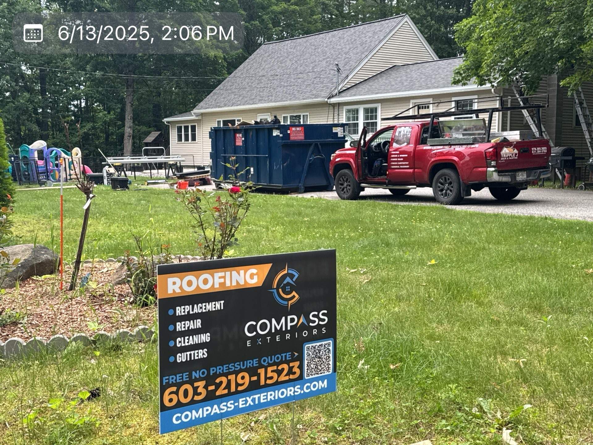Roof Replacement in Concord, NH | Owens Corning Peppercorn Architectural Shingles by Compass exteriors