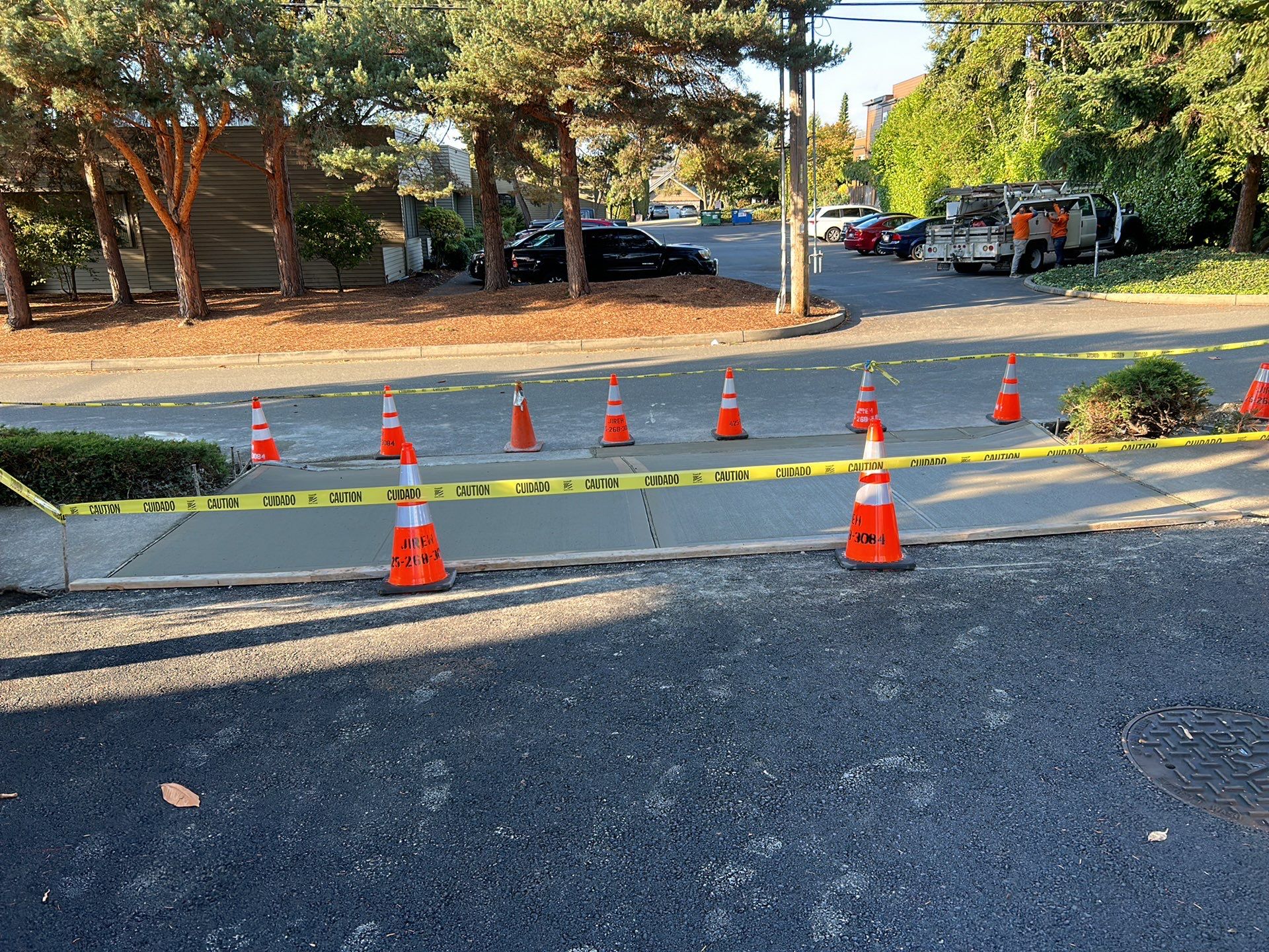 Oscar | Sidewalk Repair, Concrete Project  by Jireh Asphalt & Concrete Inc 