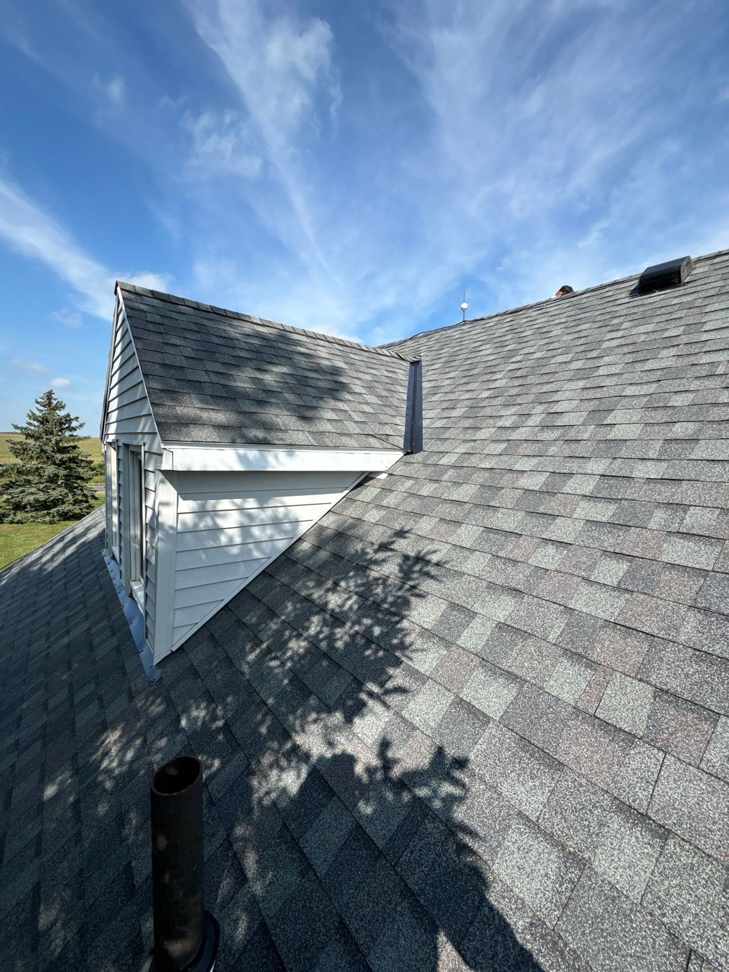 Architectural Shingle Roof Replacement in Beemer, NE by Crows Roofing LLC