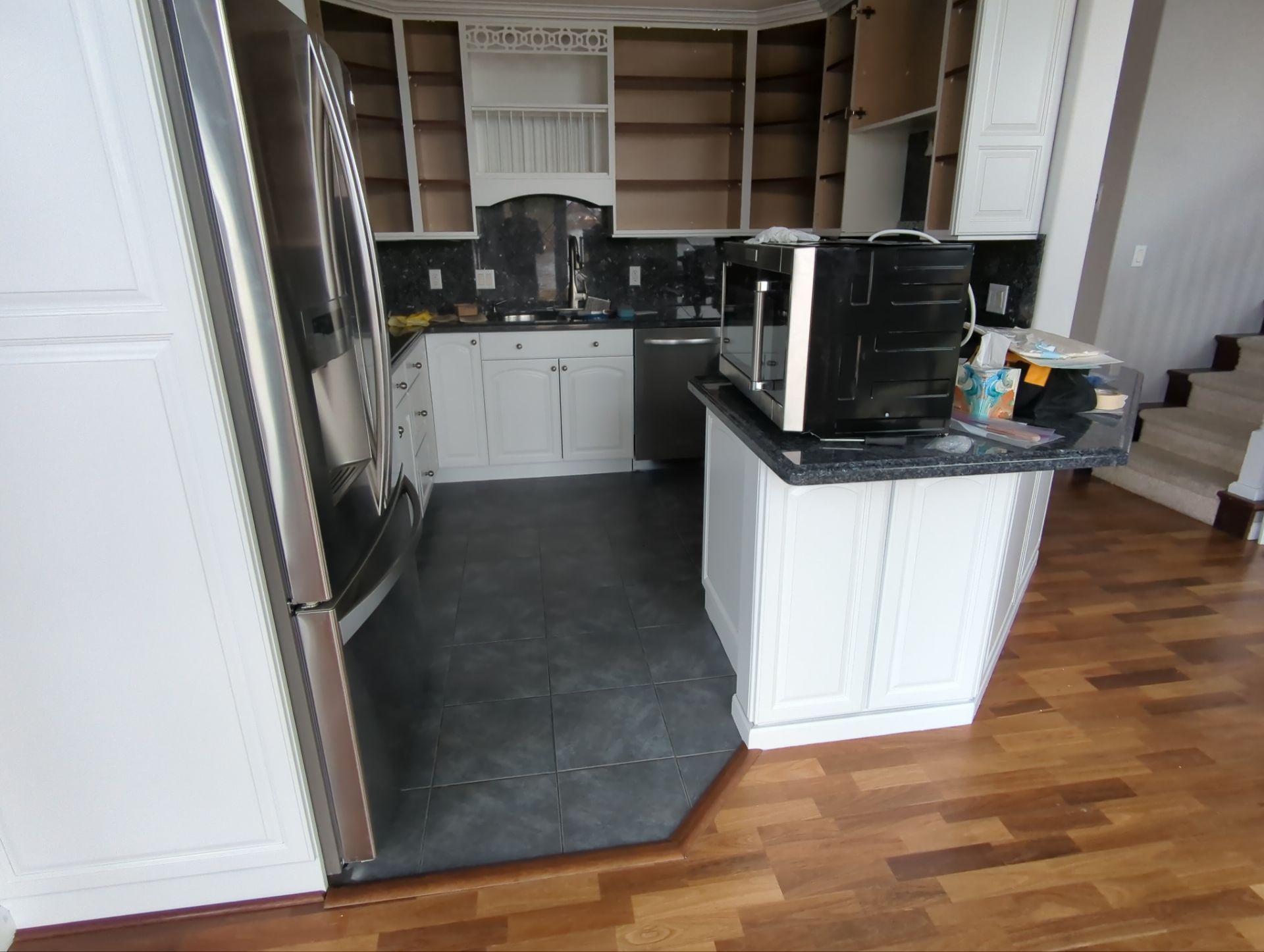 Kitchen Cabinet Repaint by Midnight Sun Painting
