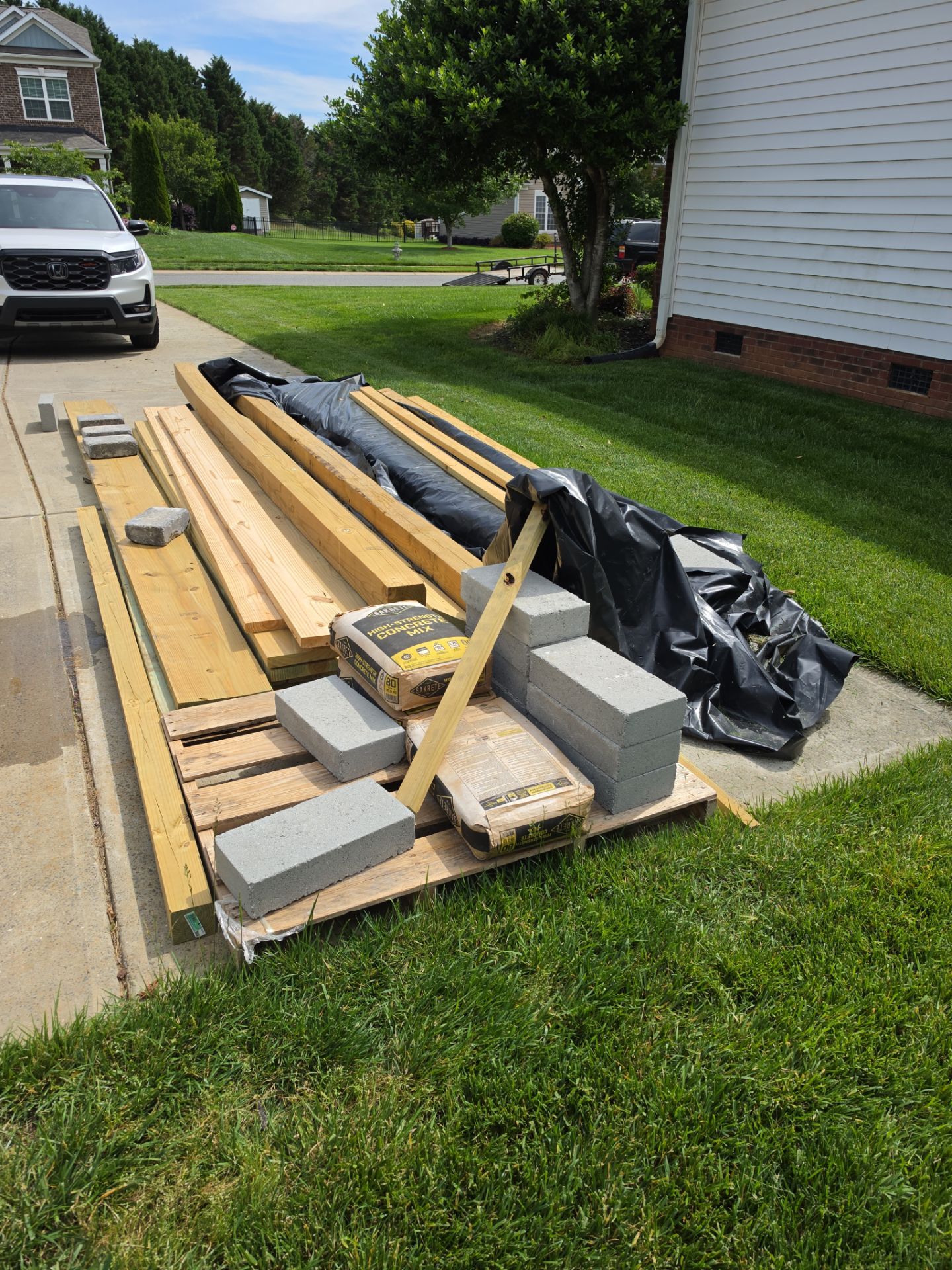 Job site clean up in Rock Hill by Badger Hauling