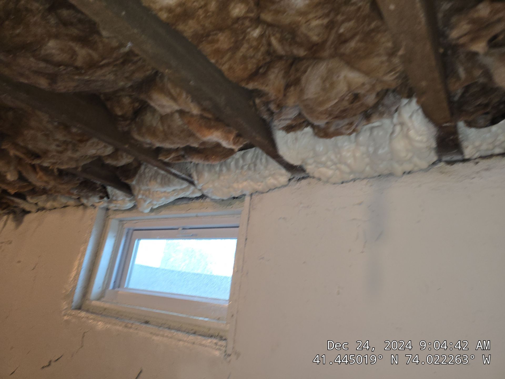 Attic Insulation using open cell spray foam by NYS Foam & Energy