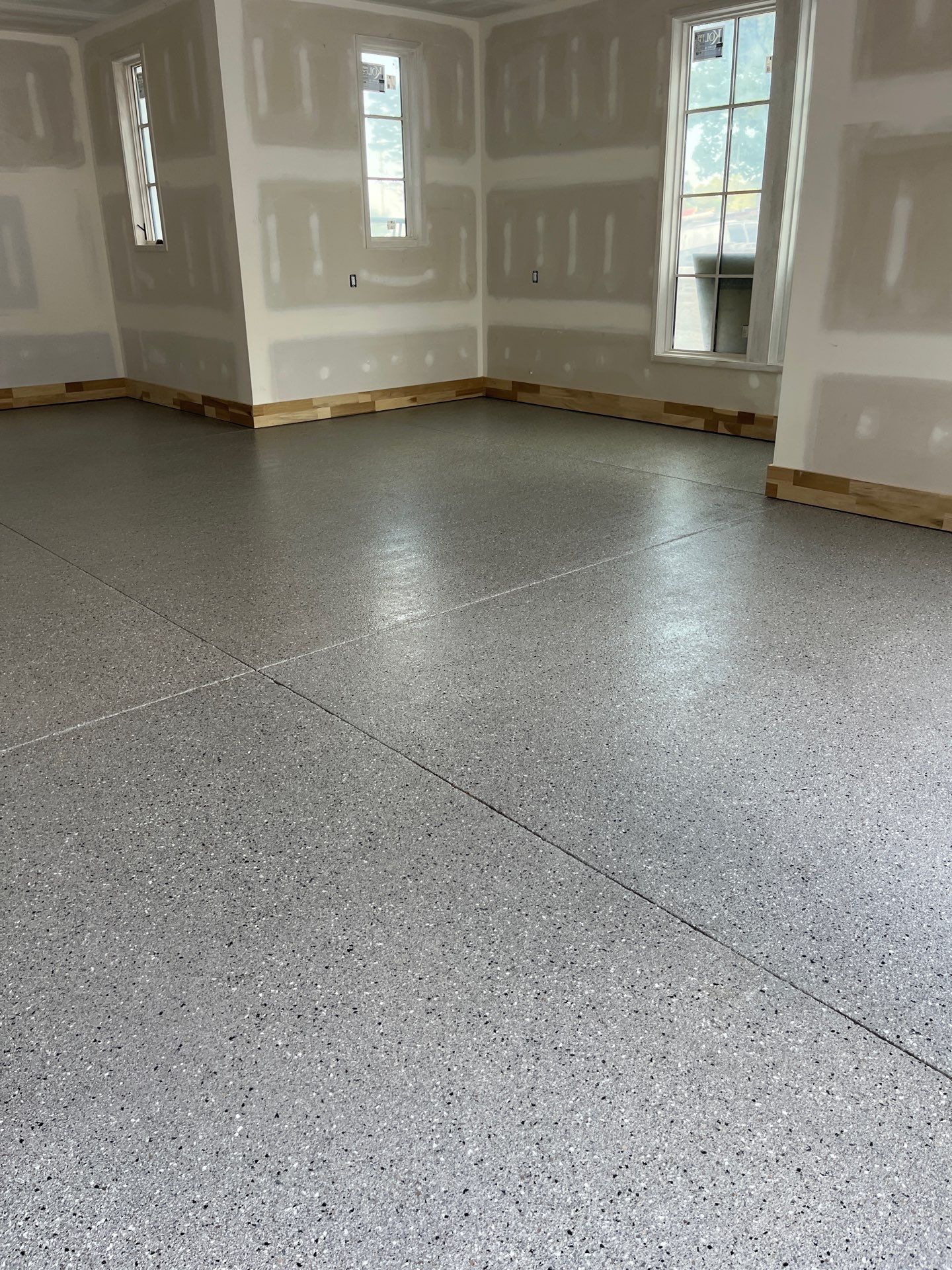 Garage Floor Coating using Shale by My Garage Floor Guys