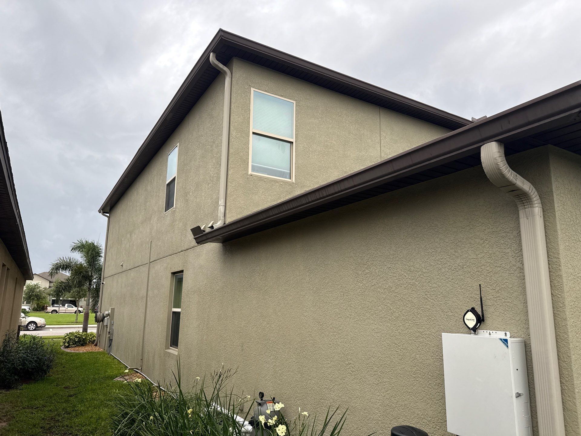 2-Story Asphalt Shingle Roof Cleaning & House Wash – Cypress Mill, Sun City Center, FL by Sunshine AquaWash