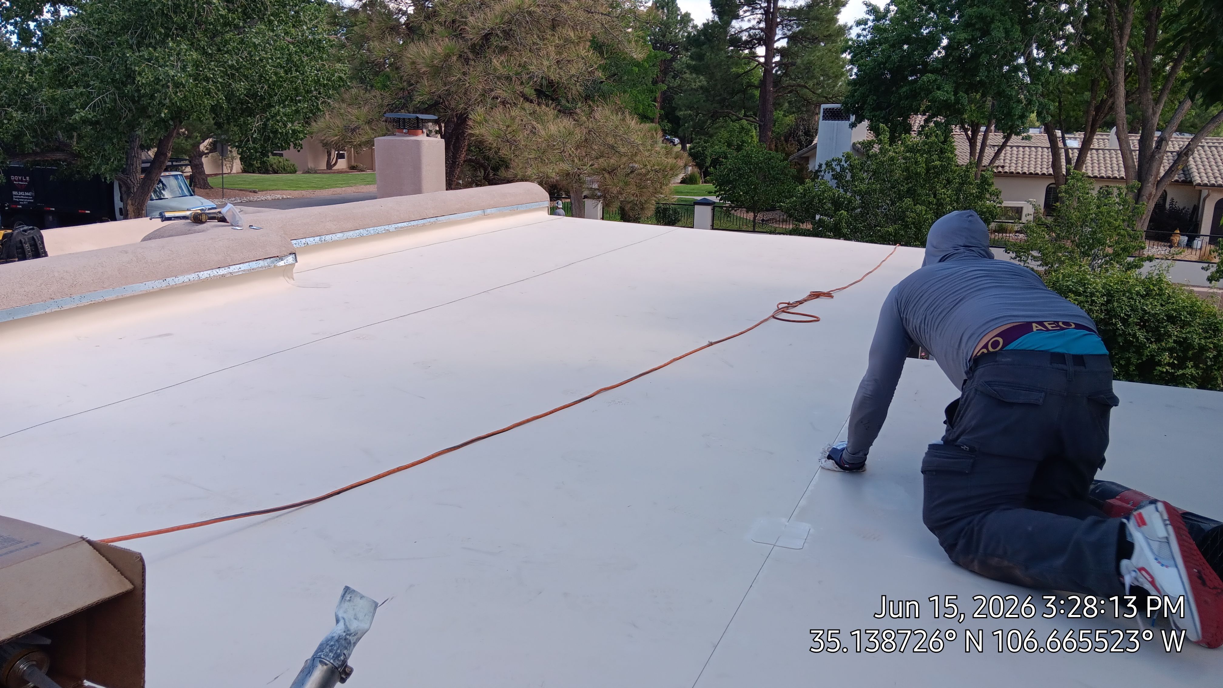TPO Membrane Roof Replacement for Los Ranchos De Albuquerque Residence by Doyle Roof Masters Inc