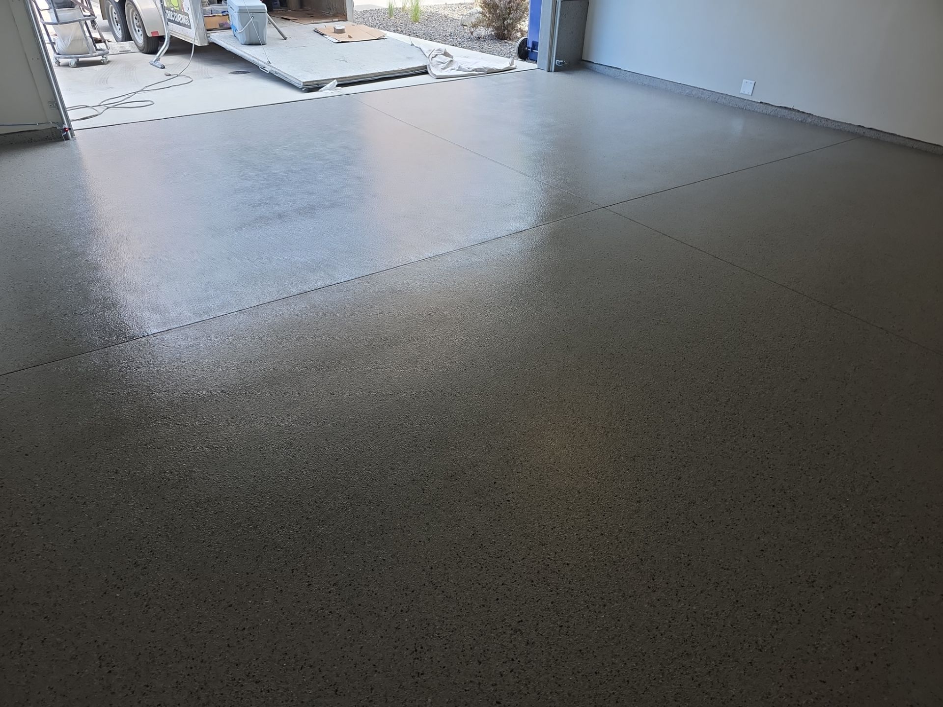 Garage Transformation using Denali Hybrid by Croc Coatings, LLC