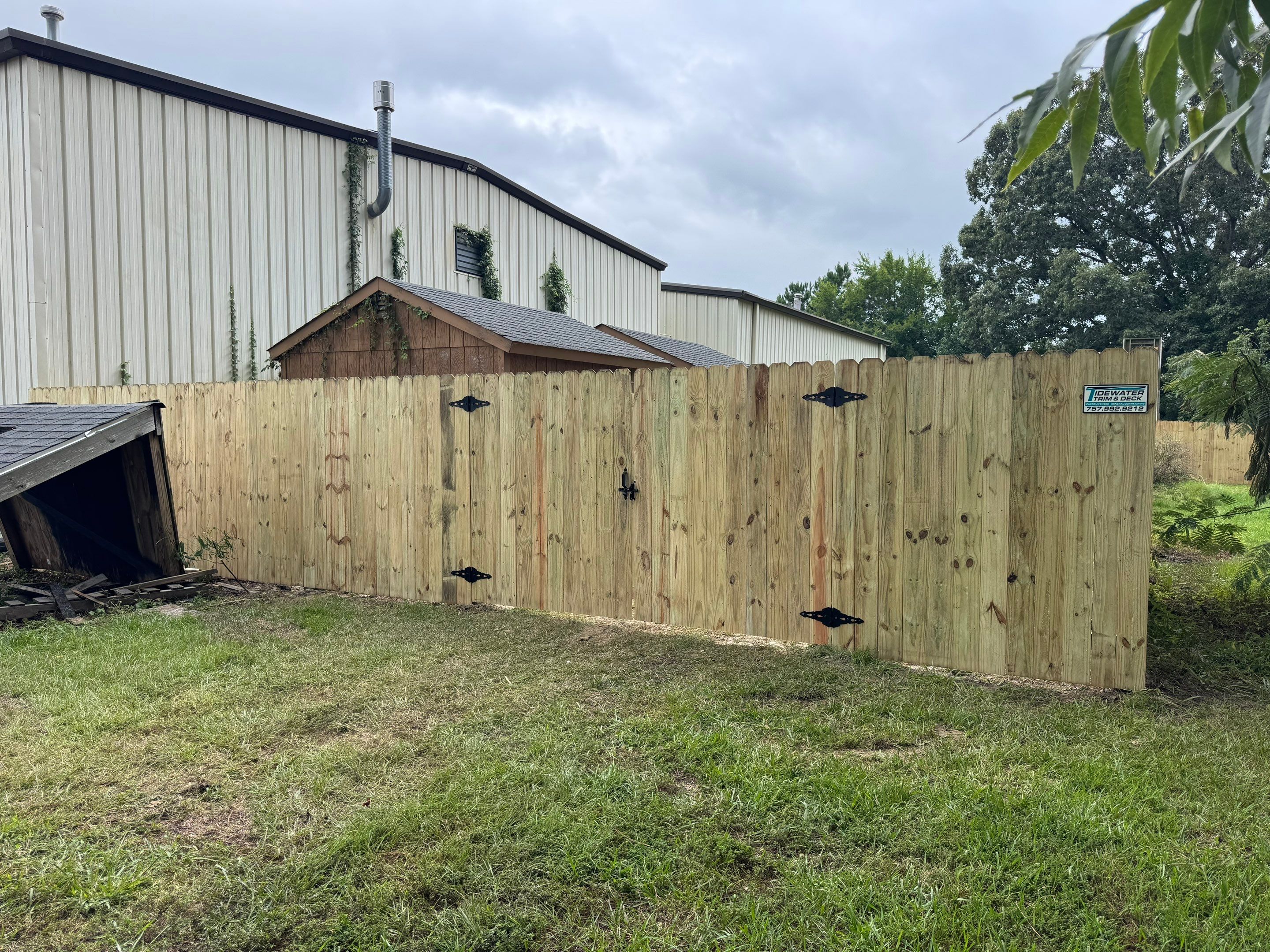 Warmth & Strength in Wood by Tidewater Fence