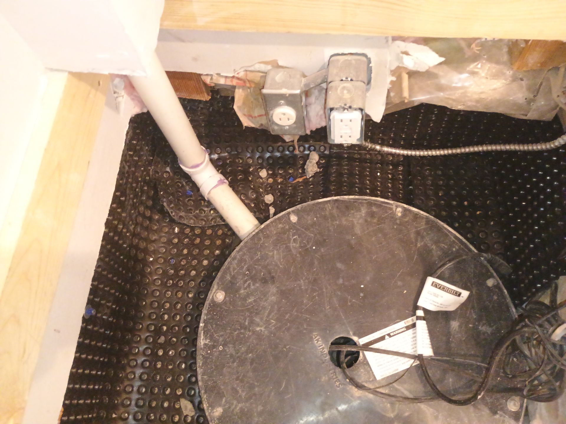 Interior Drain Tile & Sump Pump in Northwest Minneapolis by Waterproofing Northeast