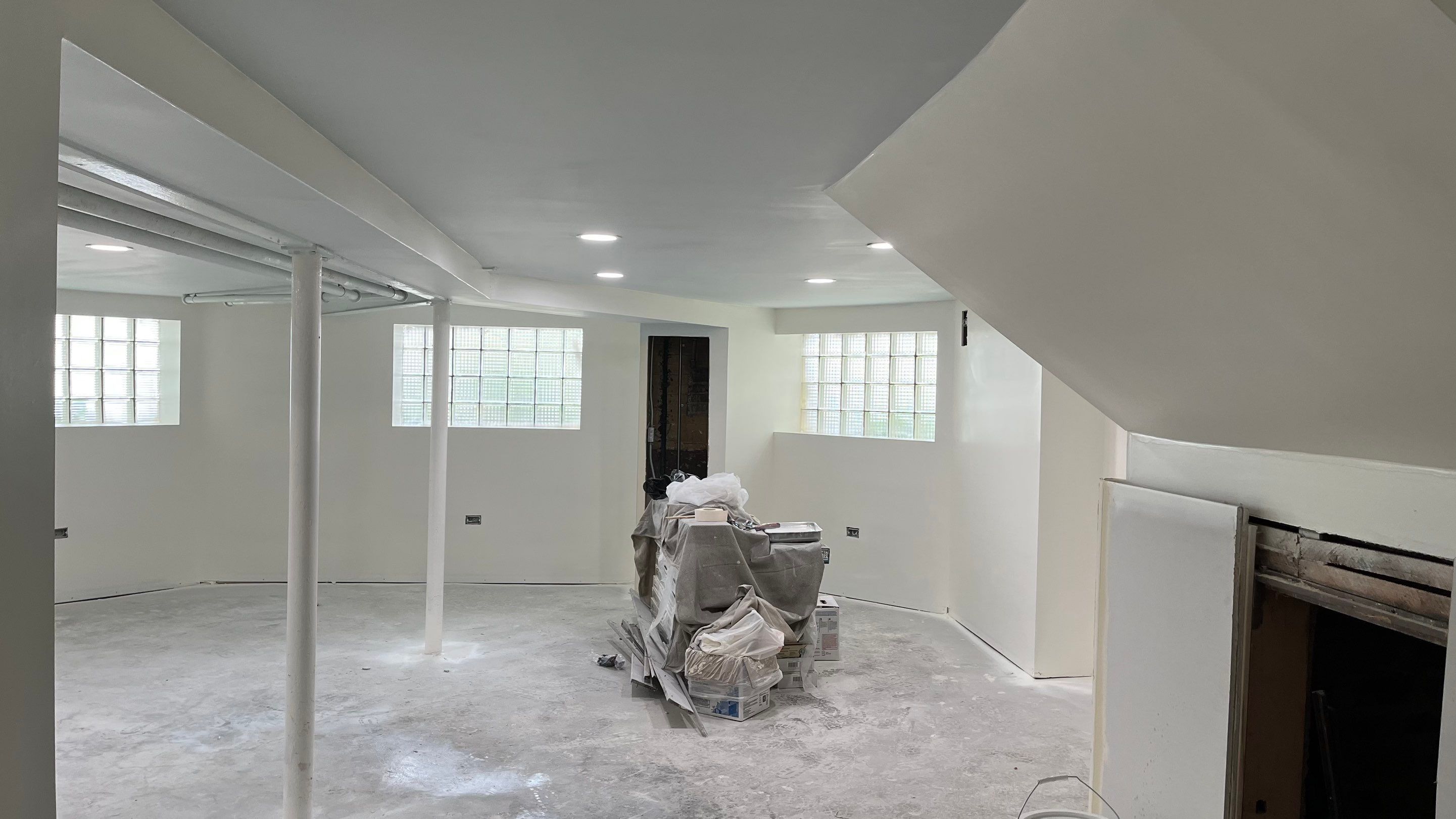 Basement Remodel using Drywall by INQUSE GENERAL CONTRACTOR