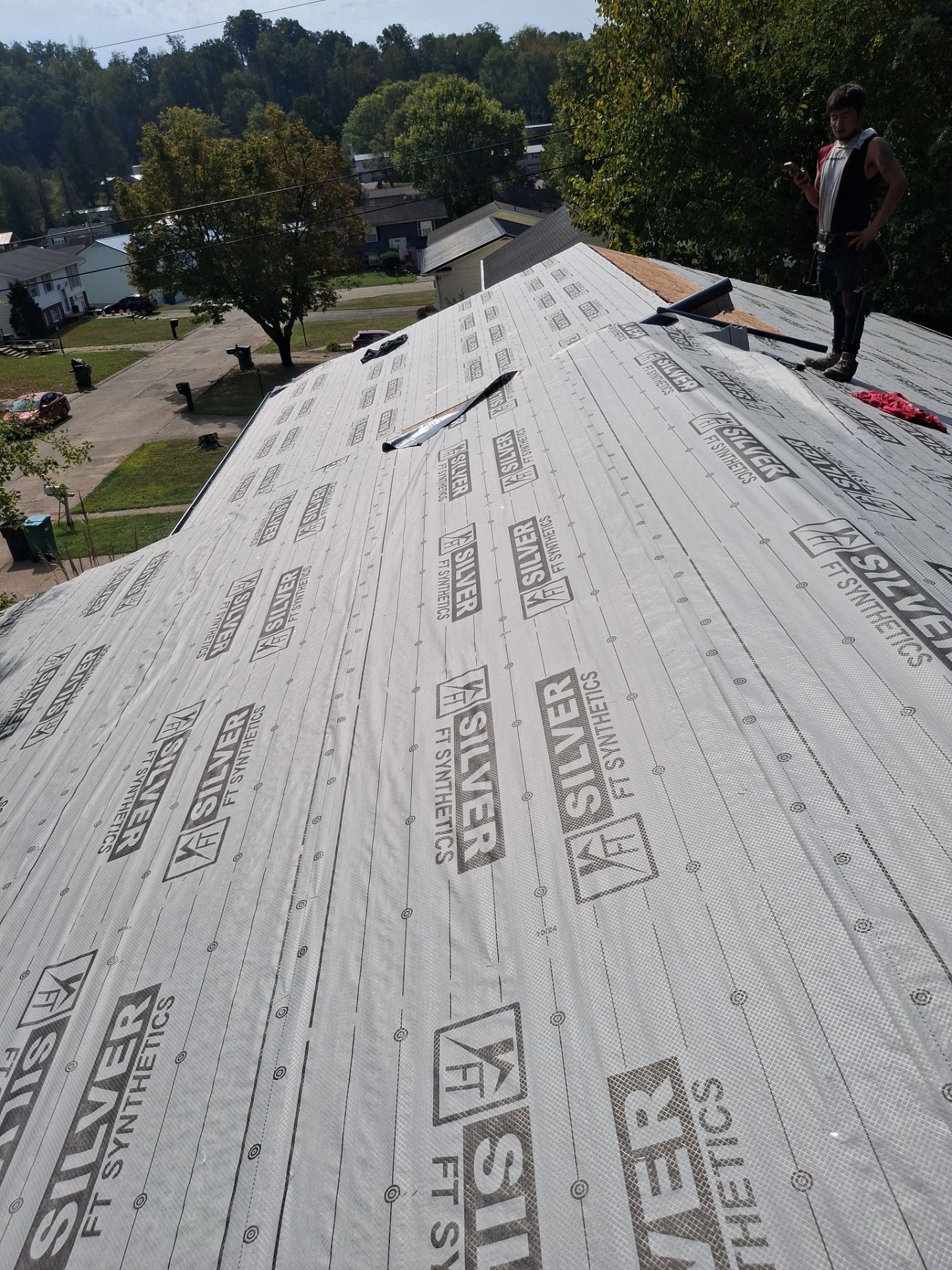Residential Roofing Installation using Metal by Rainstoppers Roofing