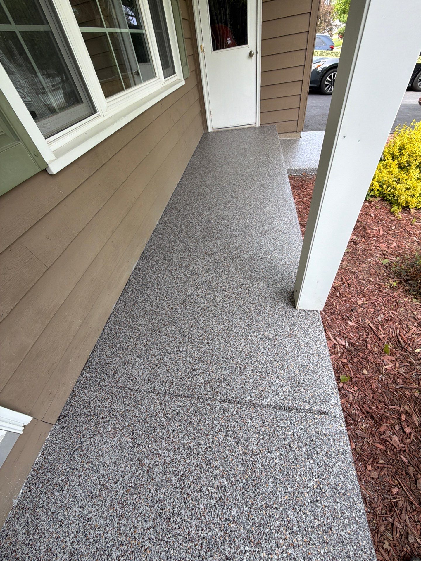 Bagari Stone Crest Porch Coating by NG Masonry & Construction LLC
