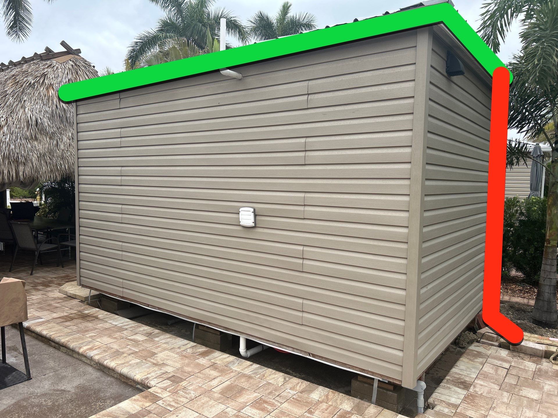 Downspout Replacement and Upgrade in Fort Myers FL by Gutter Professors