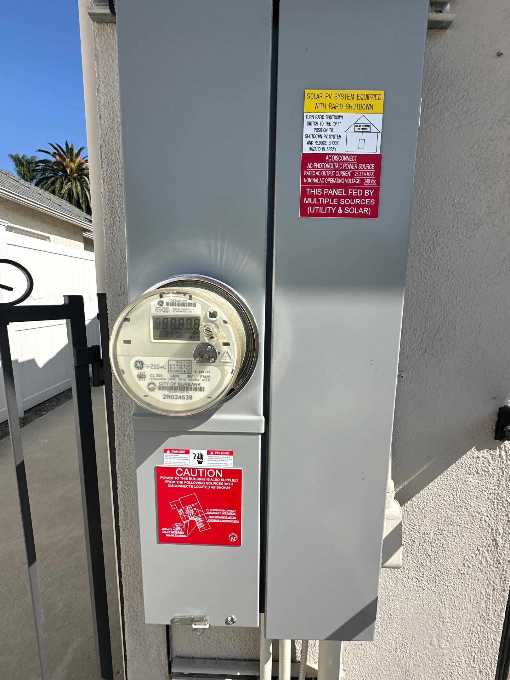 15-Panel Solar Installation and Service Panel Upgrade in Burbank by AWS Solar