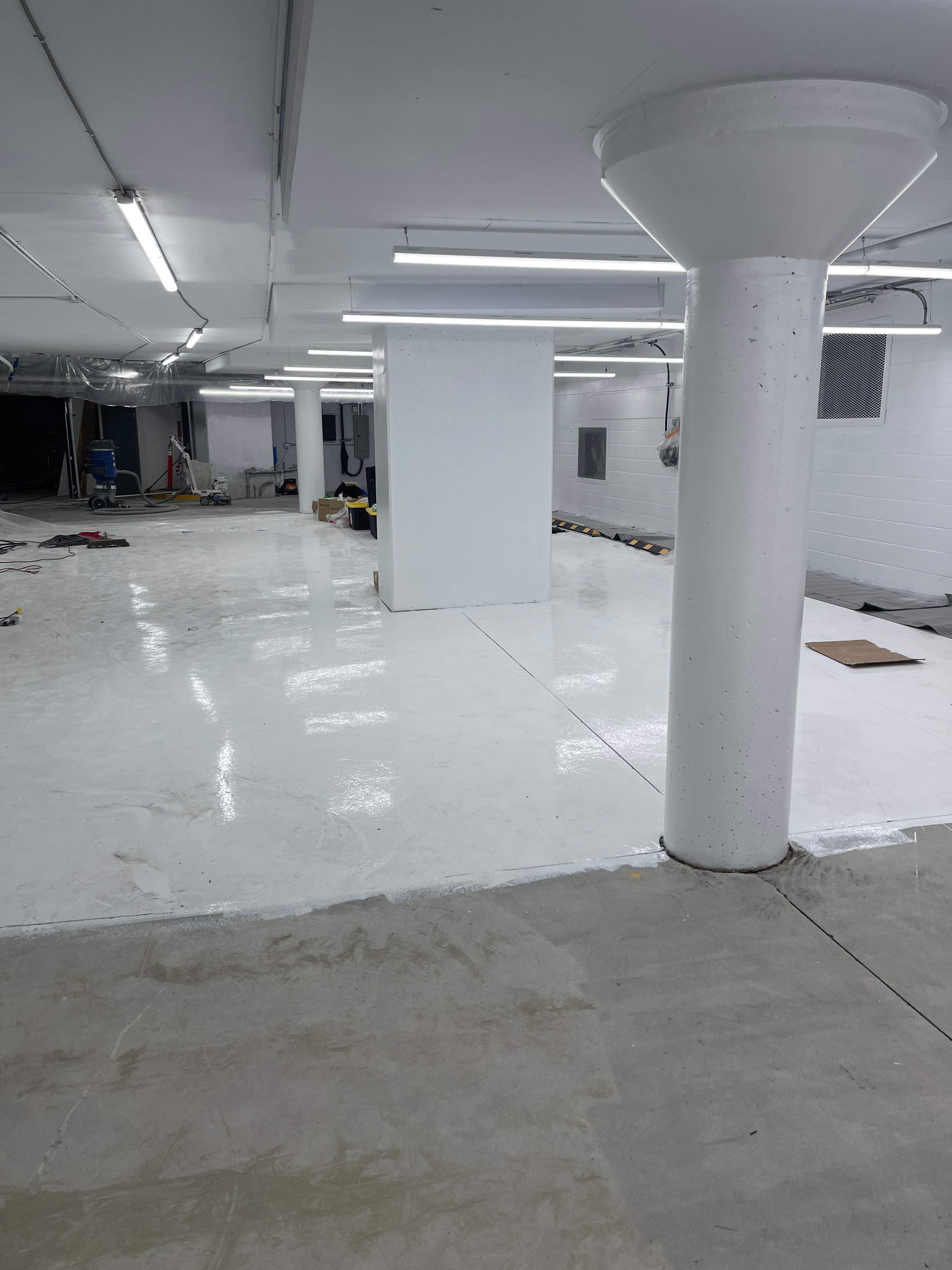 Commercial Ceiling Painting – Downtown Location by YVR Construction Group