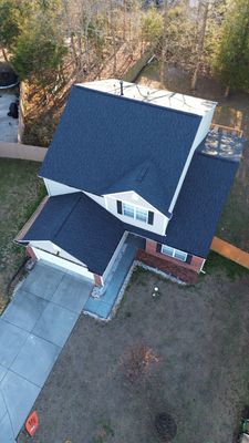 Roof replacement by hail and wind damage