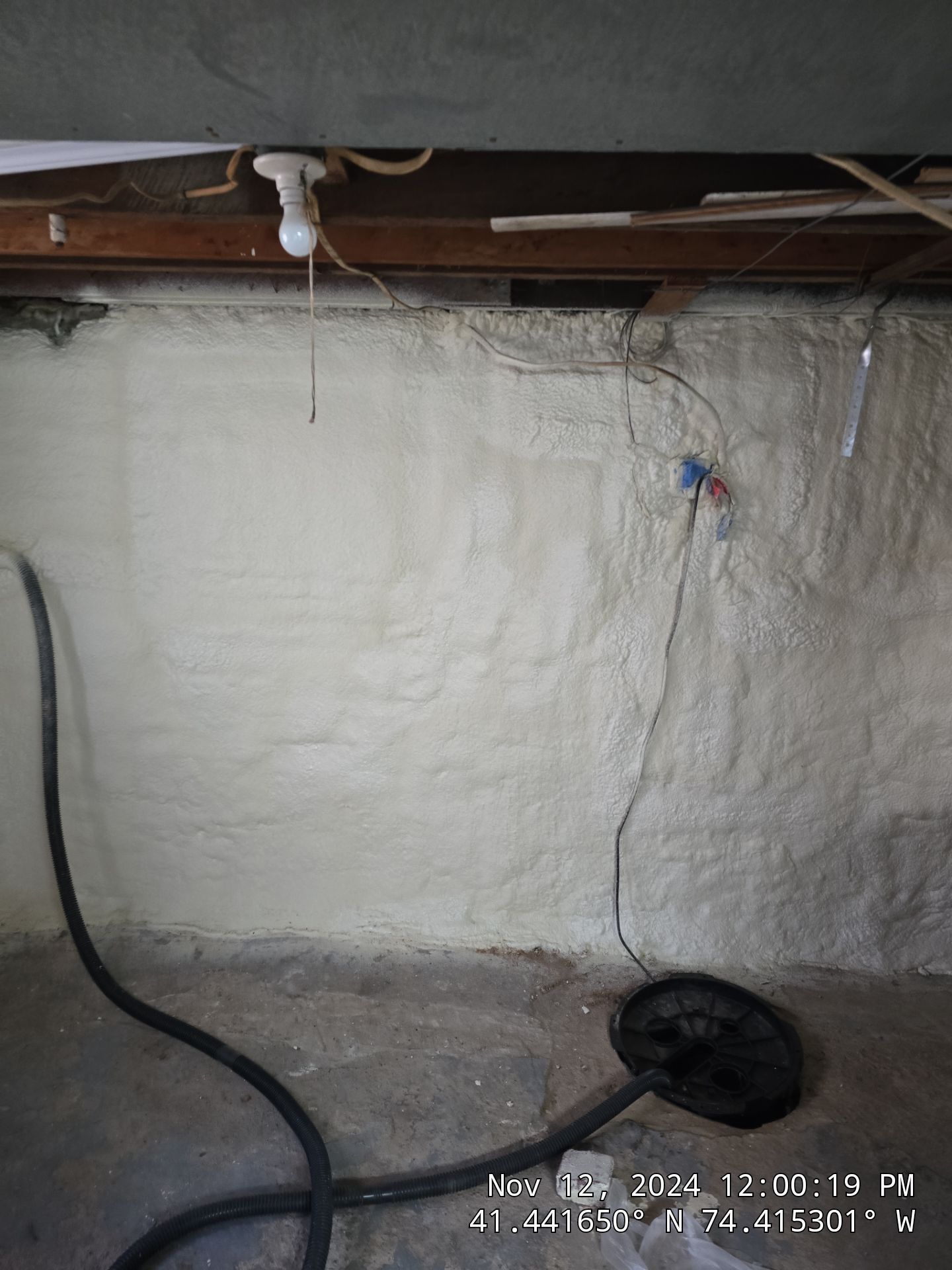 Attic Insulation using open cell spray foam by NYS Foam & Energy