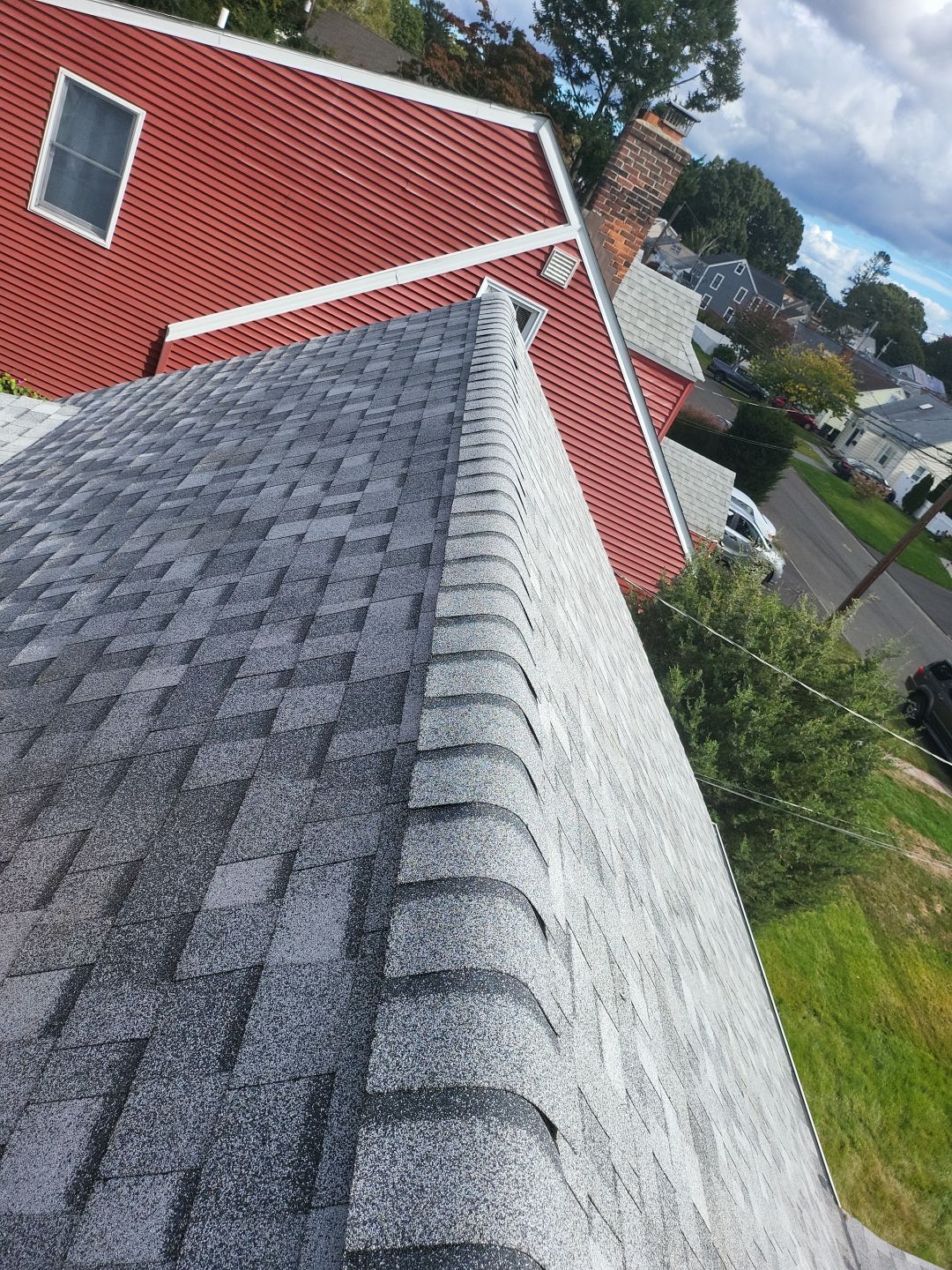 Residential Roofing Installation using Owens Corning TruDefinition Sierra Gray by A Plus Exterior