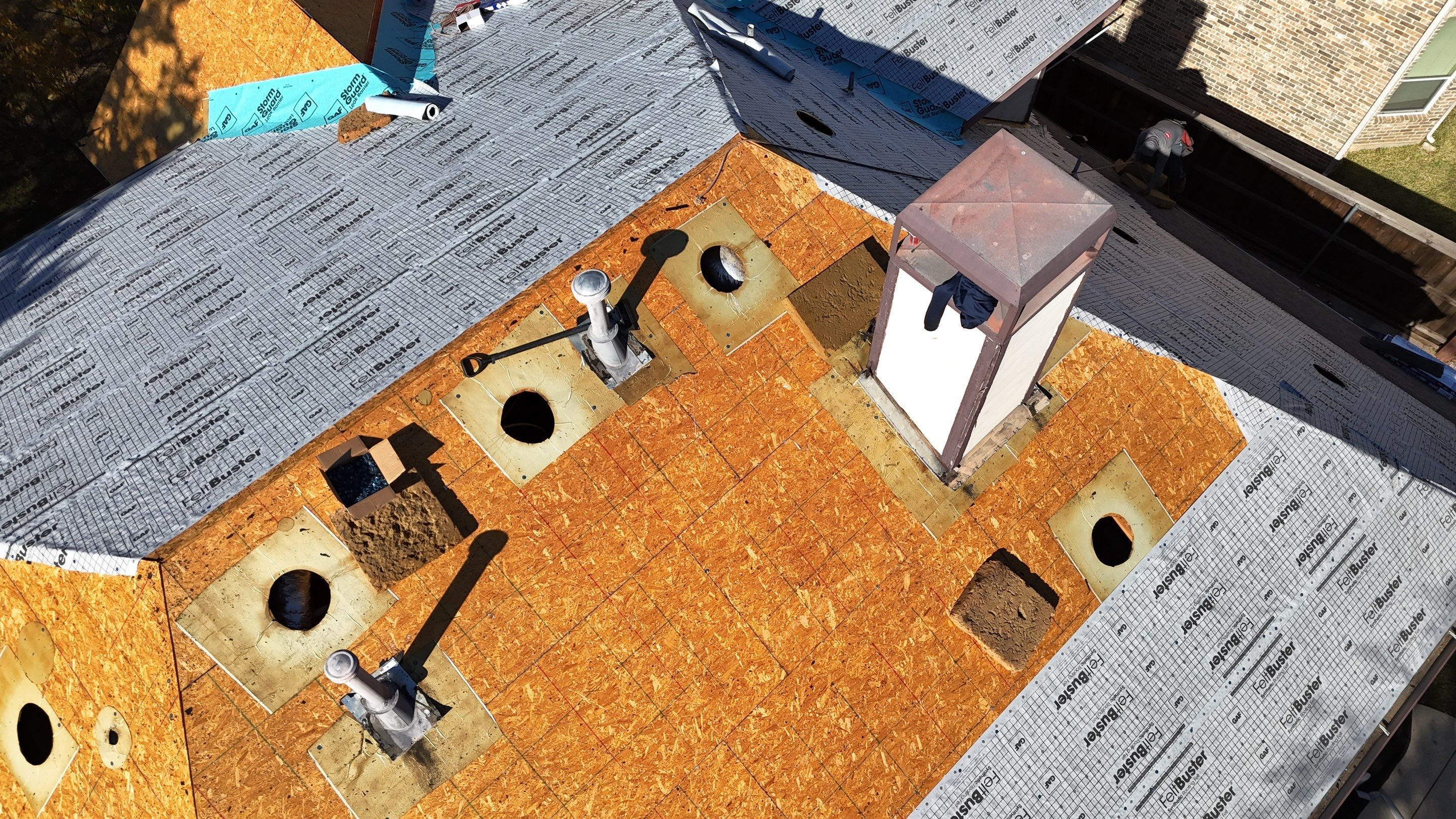 Grapevine Texas Project - Retail Roof Replacement  by First United Roofing & Construction