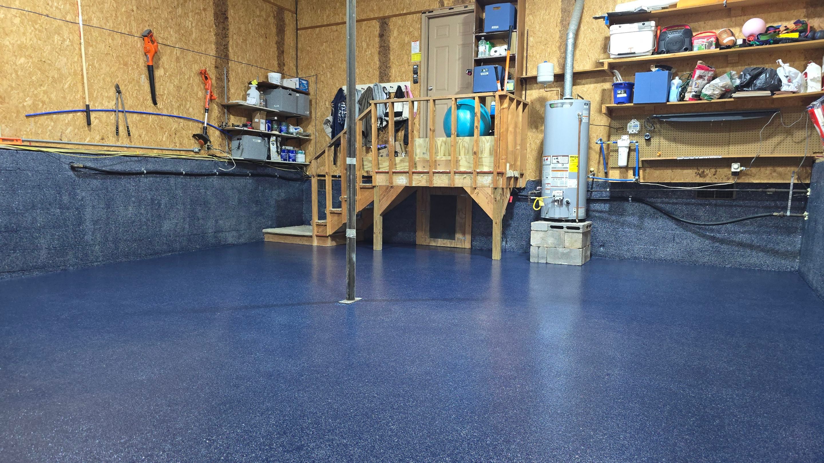Garage using Navy by Elite Floor Solutions