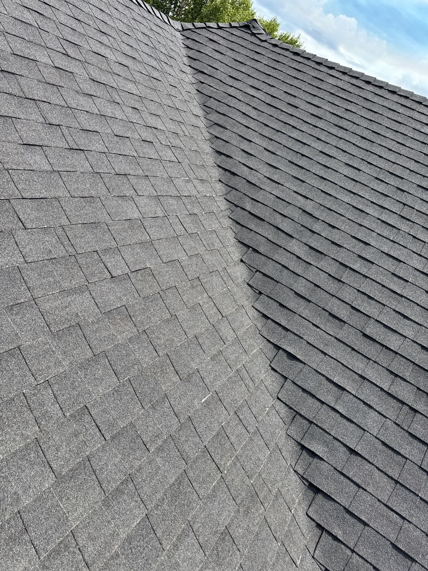 Middleton Residential Roof Replacement with Dark Grey Architectural Shingles by Olive Roofing