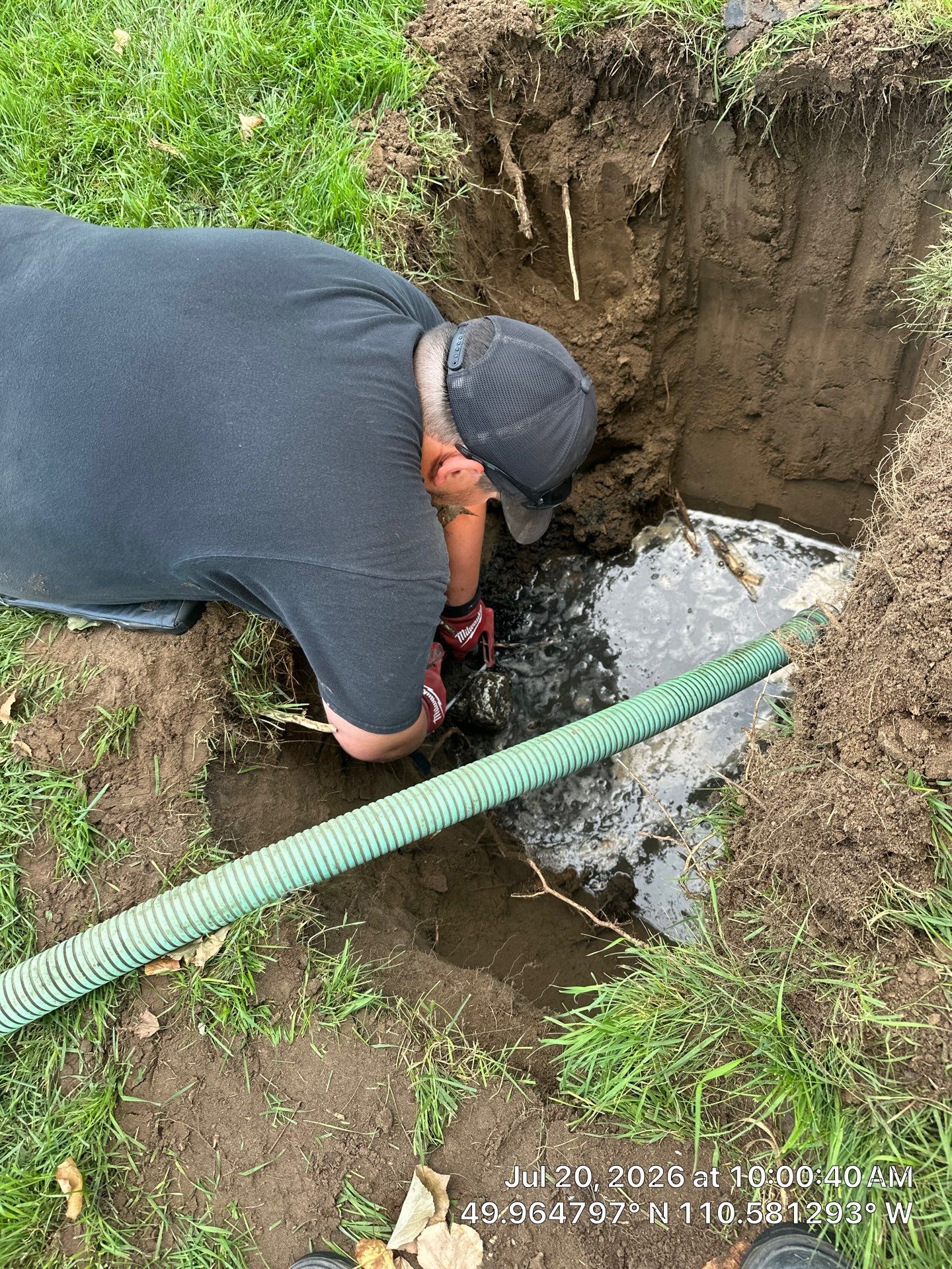 Septic System Pump Replacement and Sewer Line Root Removal in Dunmore by Septic Medic Inc.