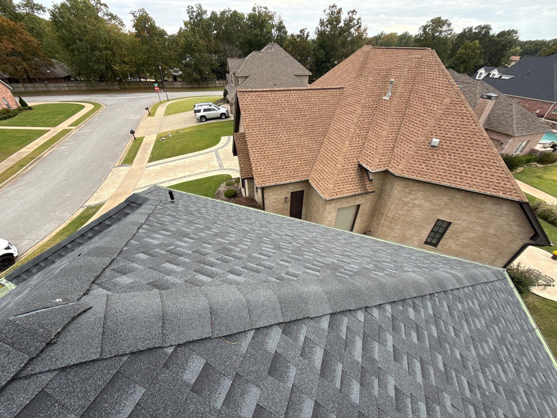 Residential Re-Roofing Project in Springdale, AR by Ozark Mountain Roofing