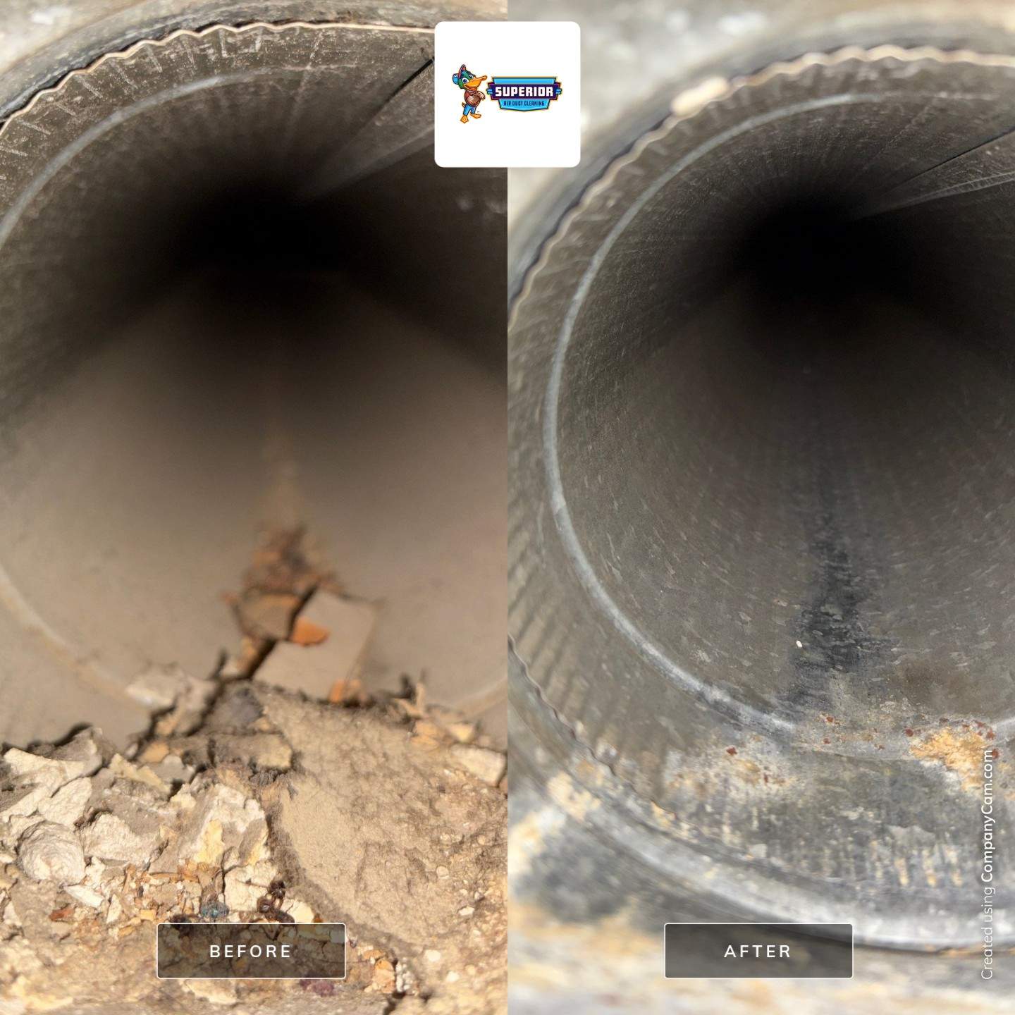 Air Duct Cleaning With a Vacuum Truck in Salem, OH by Superior Air Duct Cleaning