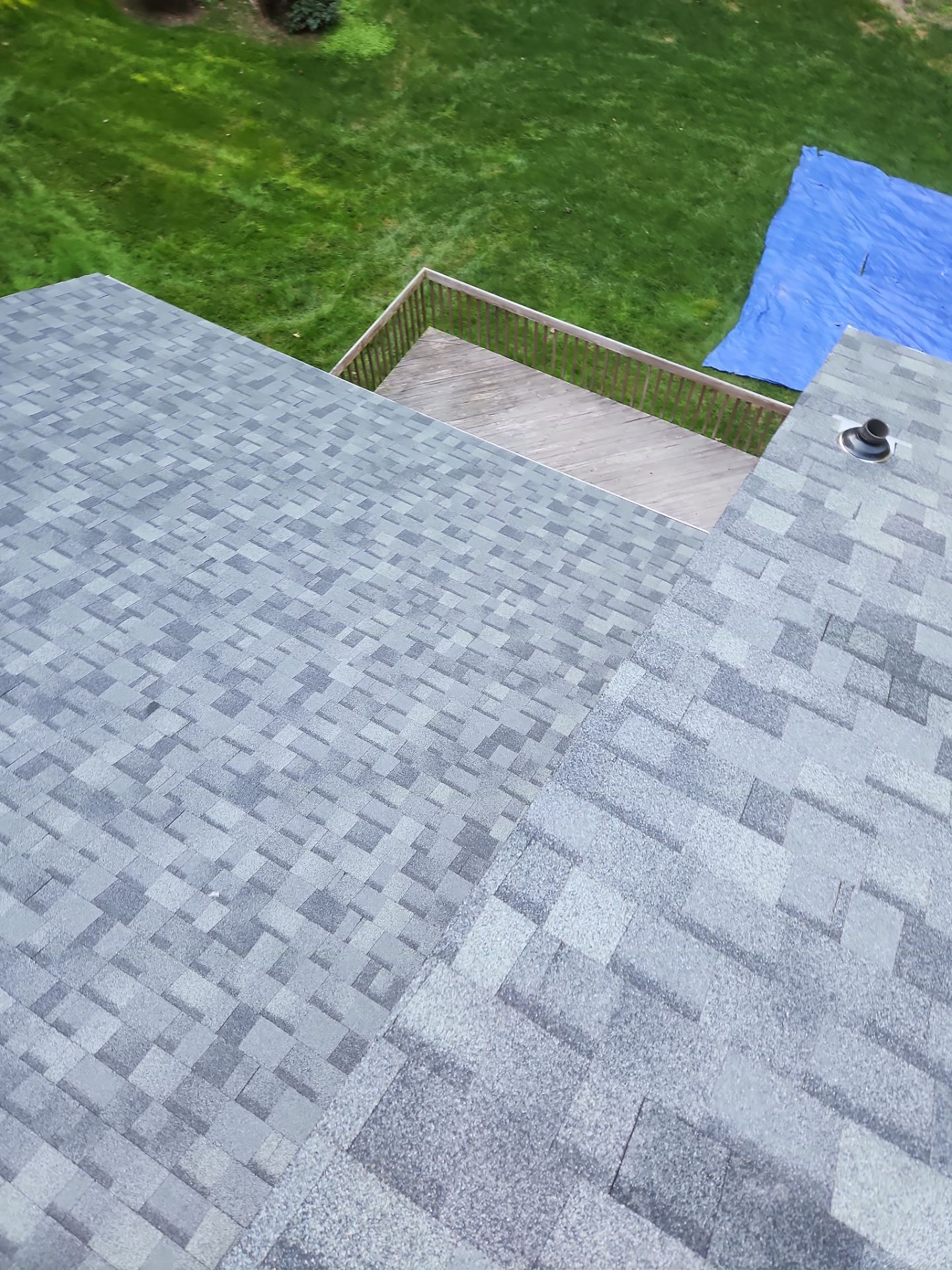 Residential Roofing Installation using Owens Corning TruDefinition Duration AR - Estate Gray by A Plus Exterior