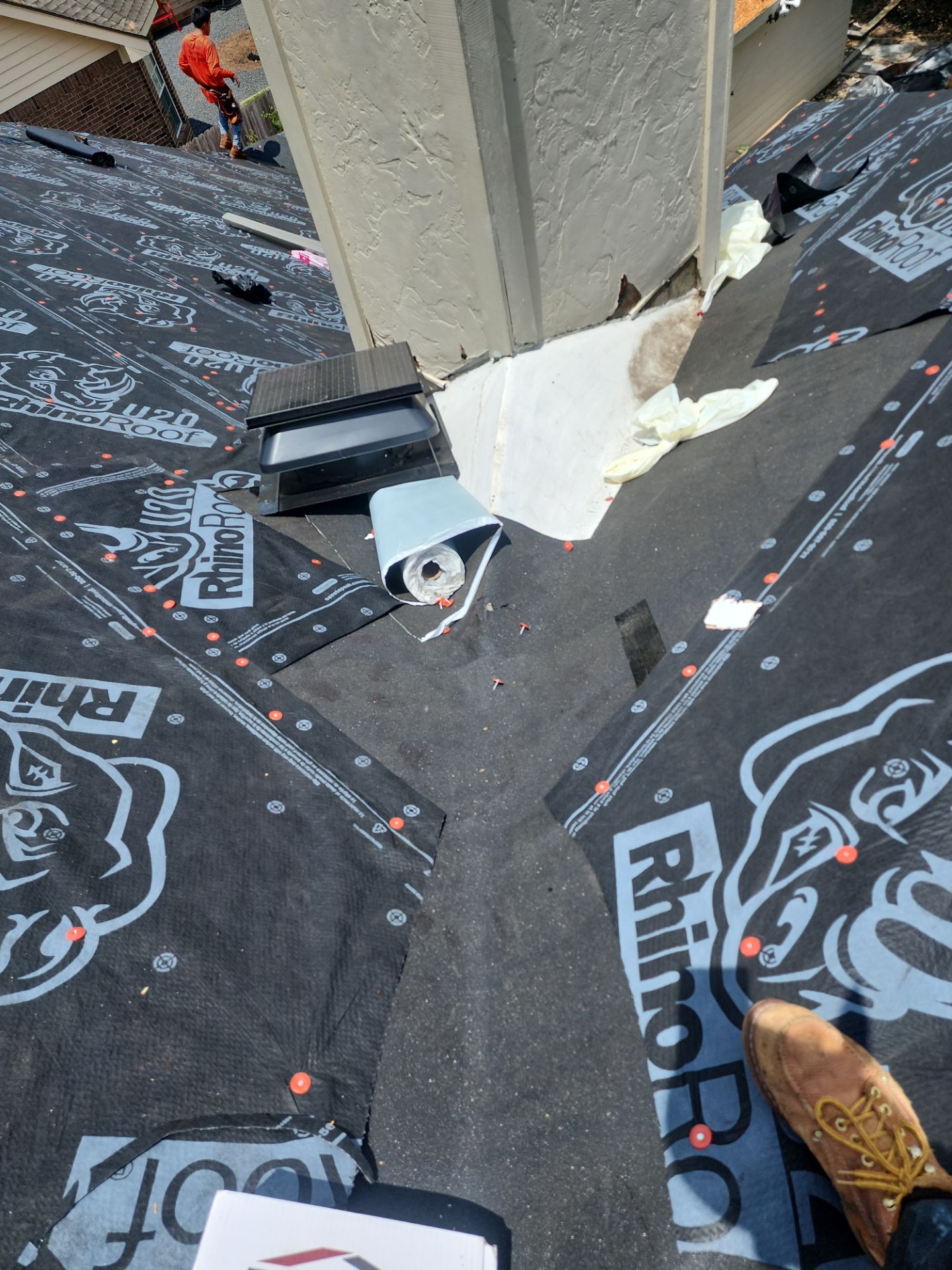 Residential Roofing Installation using Owen's Corning Duration (Lifetime) Shingles by Roof Repair Company
