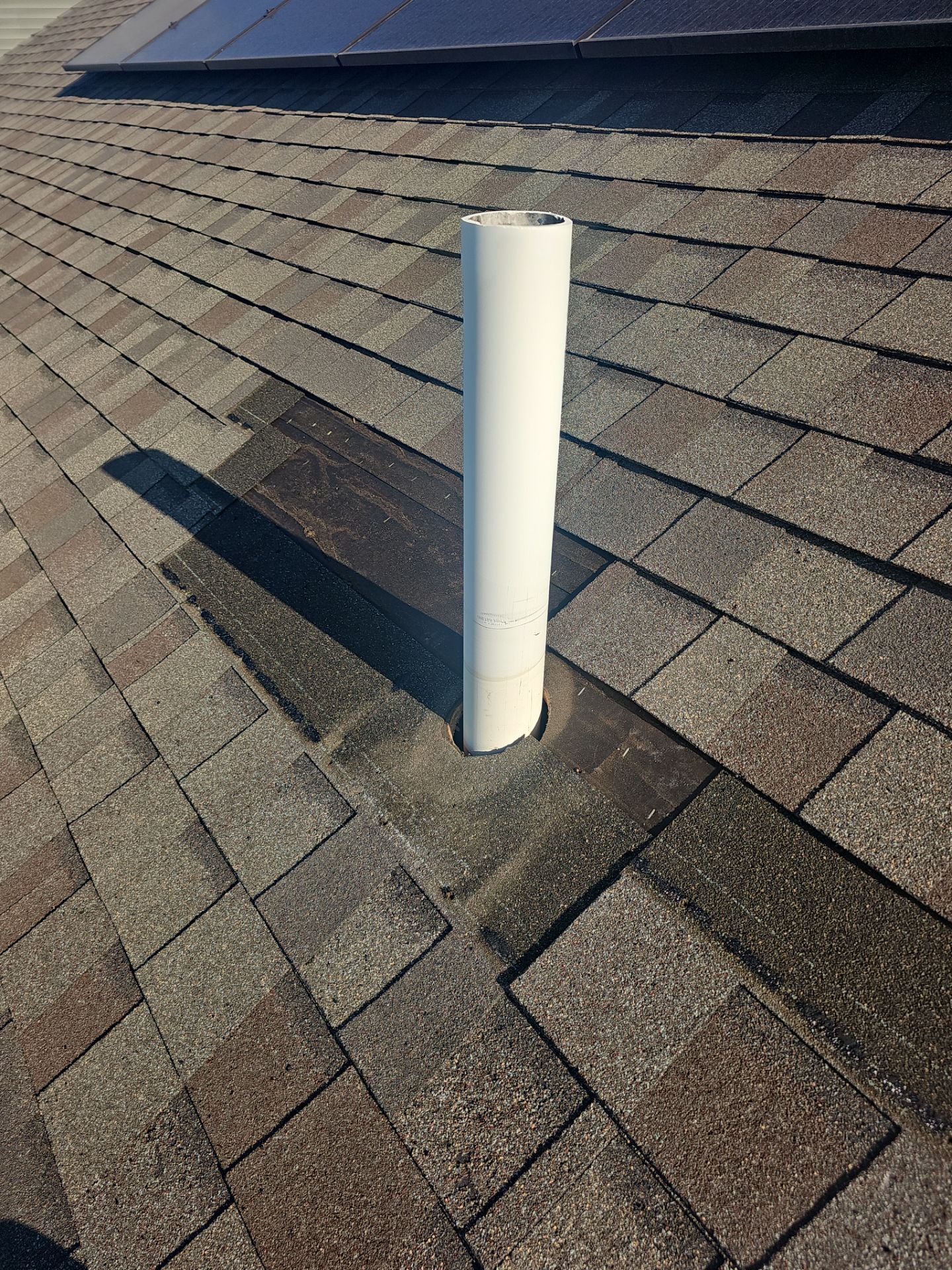 Roof Repair - Ridge Vent and Vent Flashing Boot Replacement by Winchester Roofing