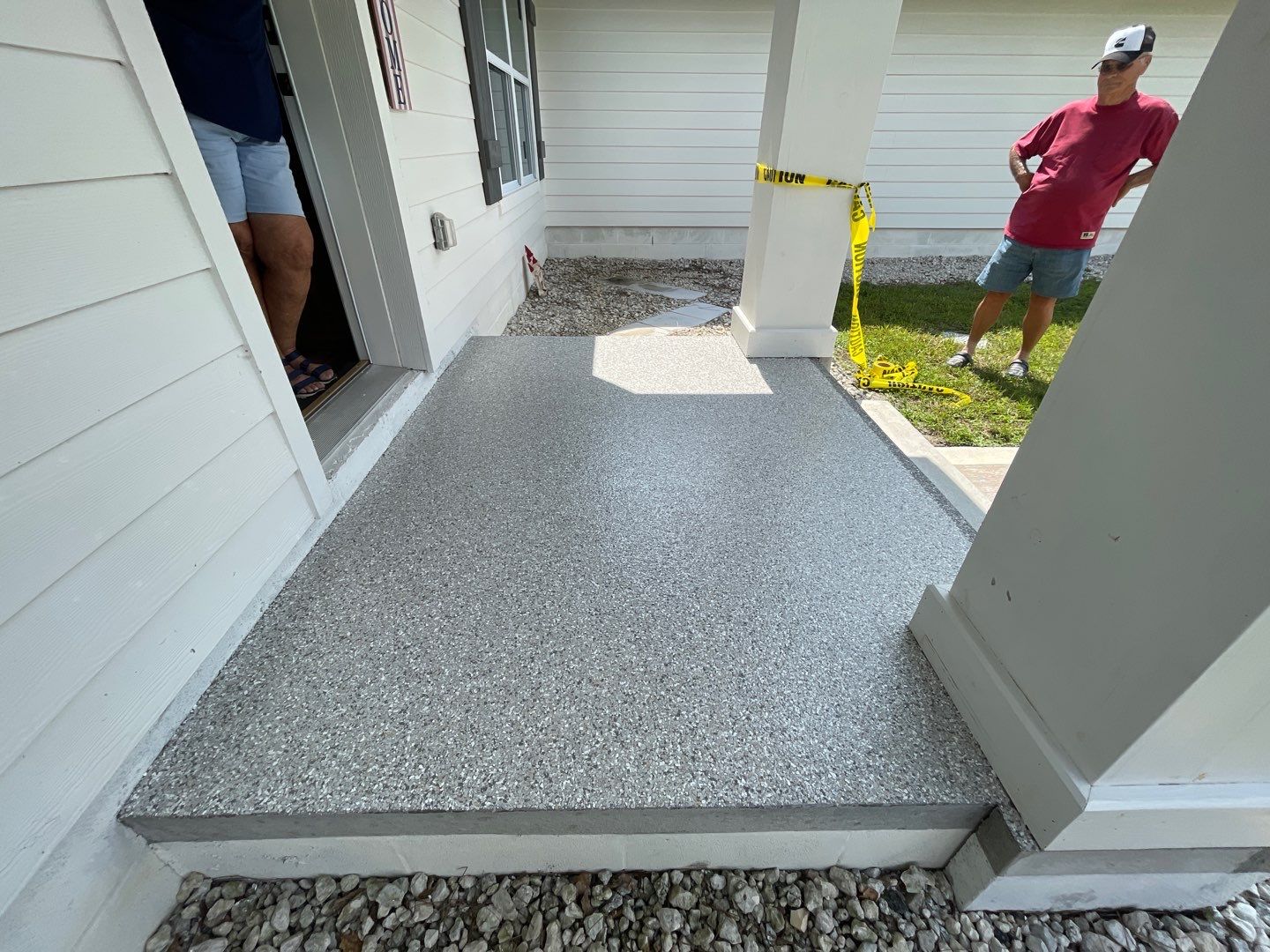 Porches Project in Lake Butler, FL in Mount Everest by Cross Creek Concrete Coatings