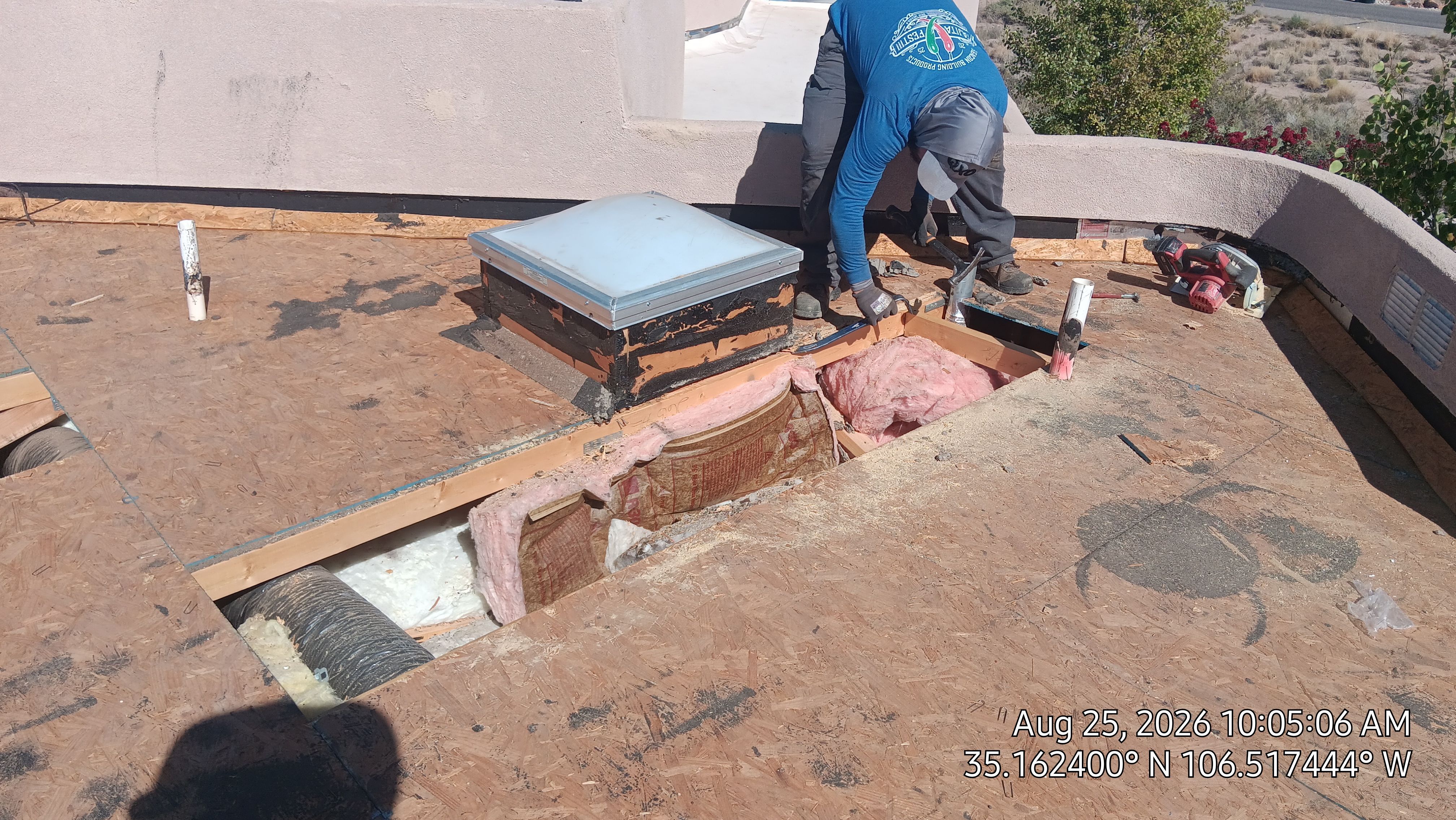 TPO Roof Replacement and Wood Repair in Albuquerque by Doyle Roof Masters Inc